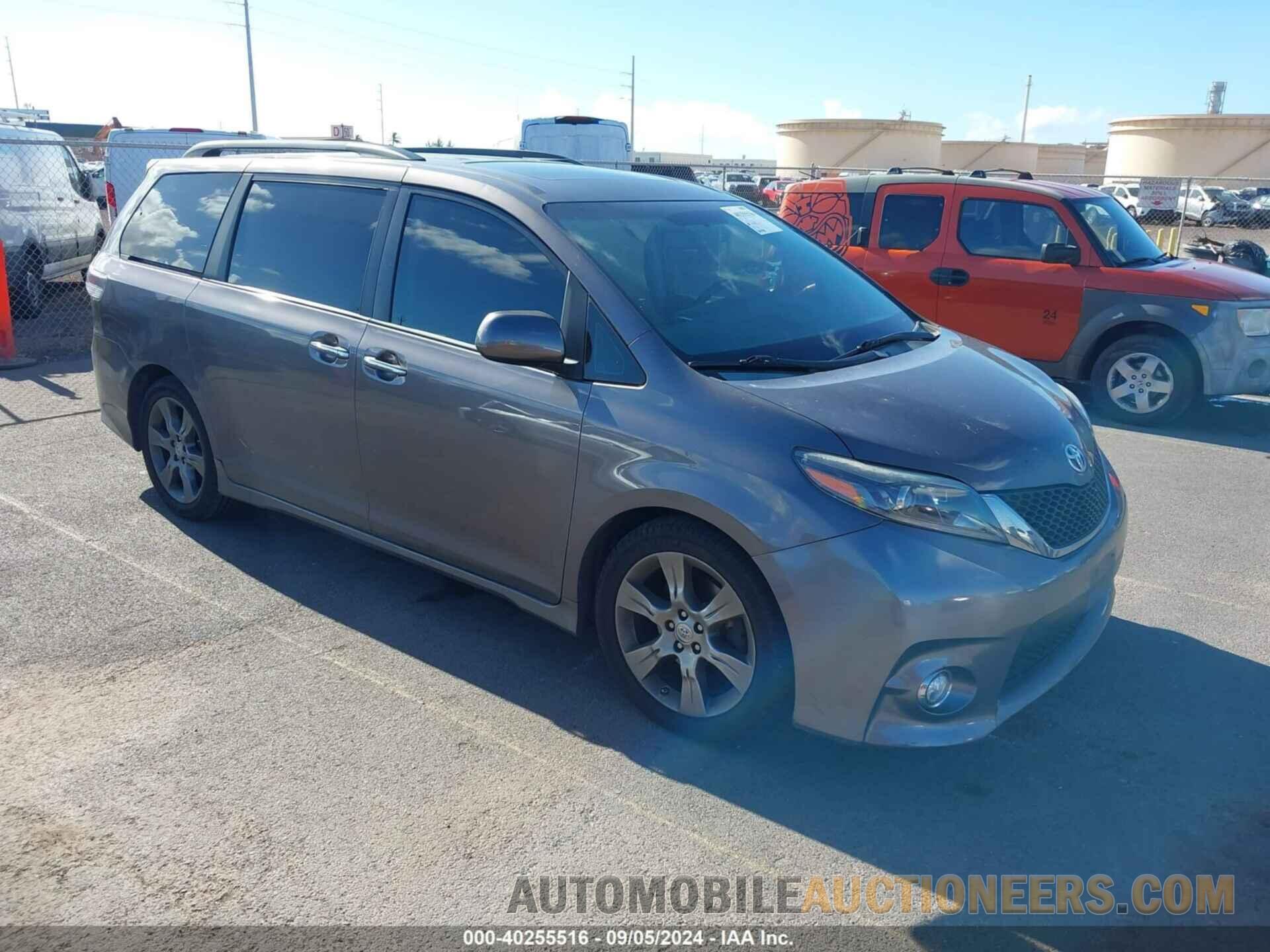 5TDXK3DC3FS607210 TOYOTA SIENNA 2015