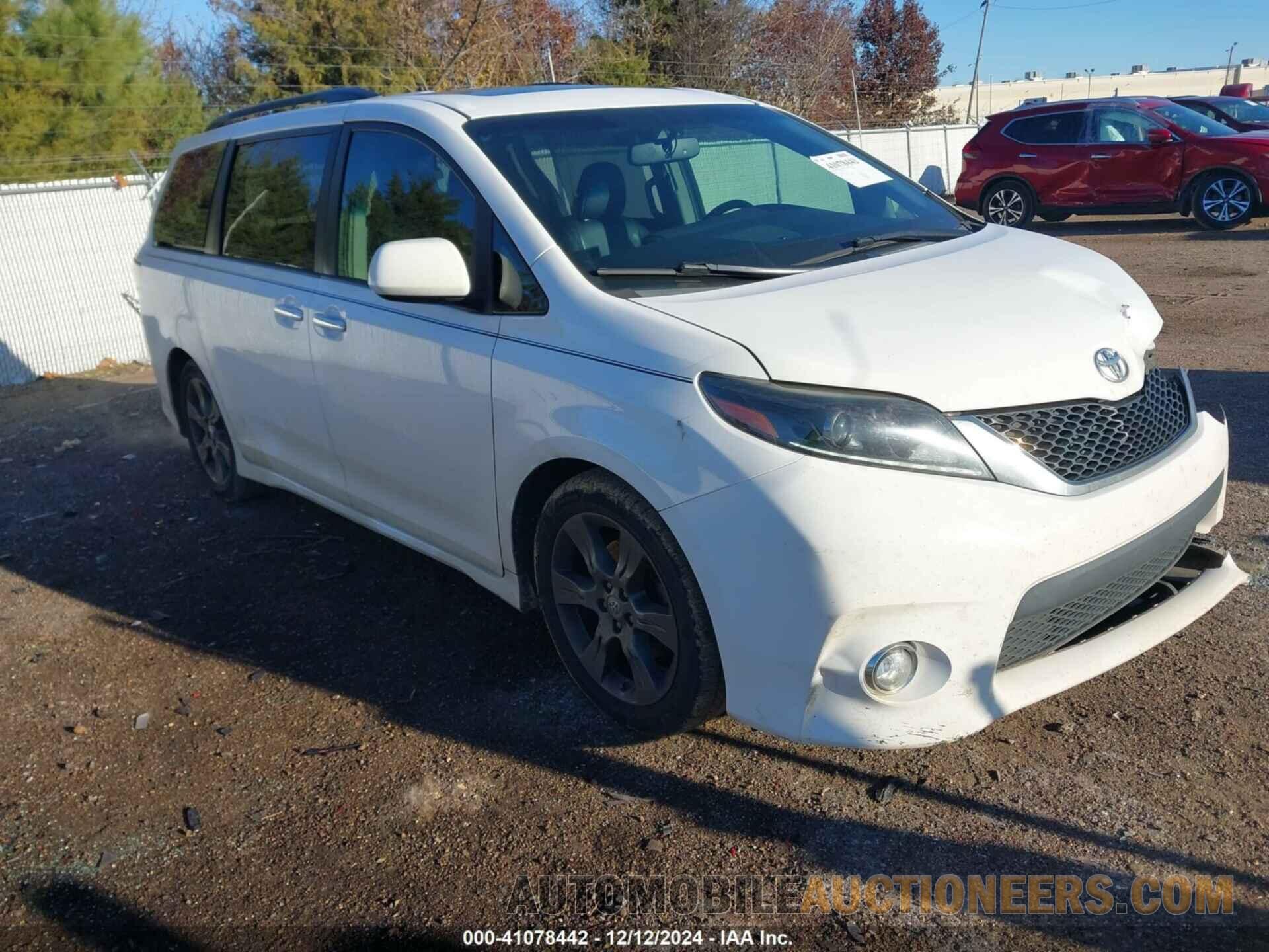 5TDXK3DC3FS622984 TOYOTA SIENNA 2015