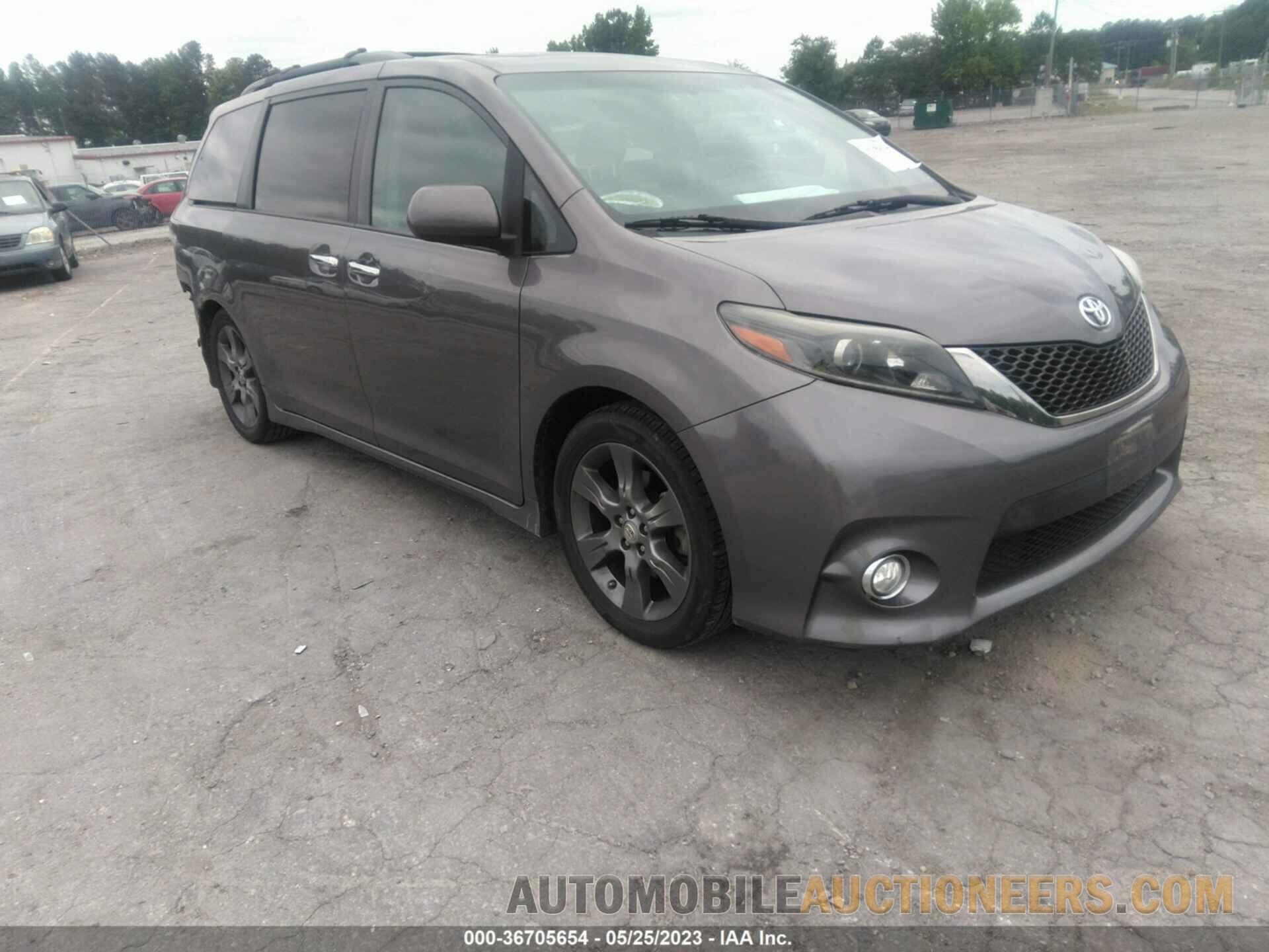 5TDXK3DC3FS669240 TOYOTA SIENNA 2015