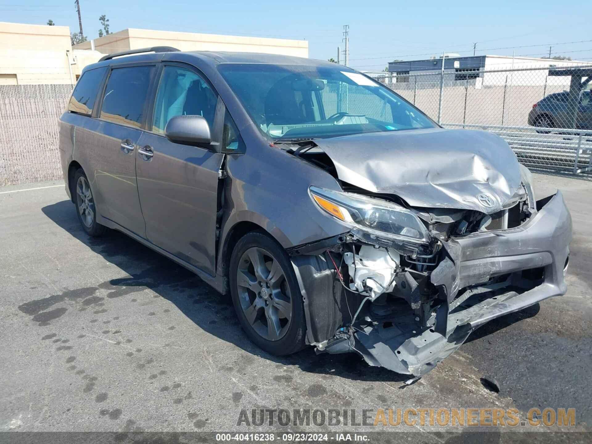 5TDXK3DC3GS765273 TOYOTA SIENNA 2016