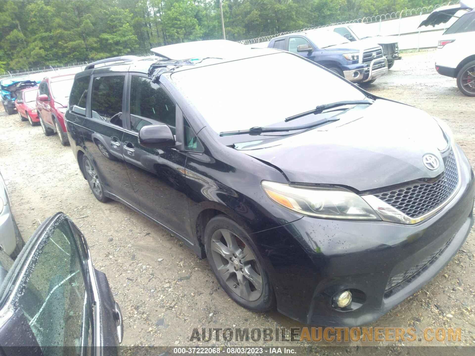 5TDXK3DC4FS538396 TOYOTA SIENNA 2015