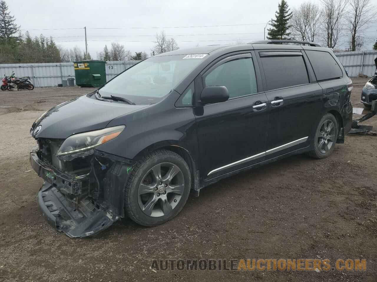 5TDXK3DC4FS571740 TOYOTA SIENNA 2015