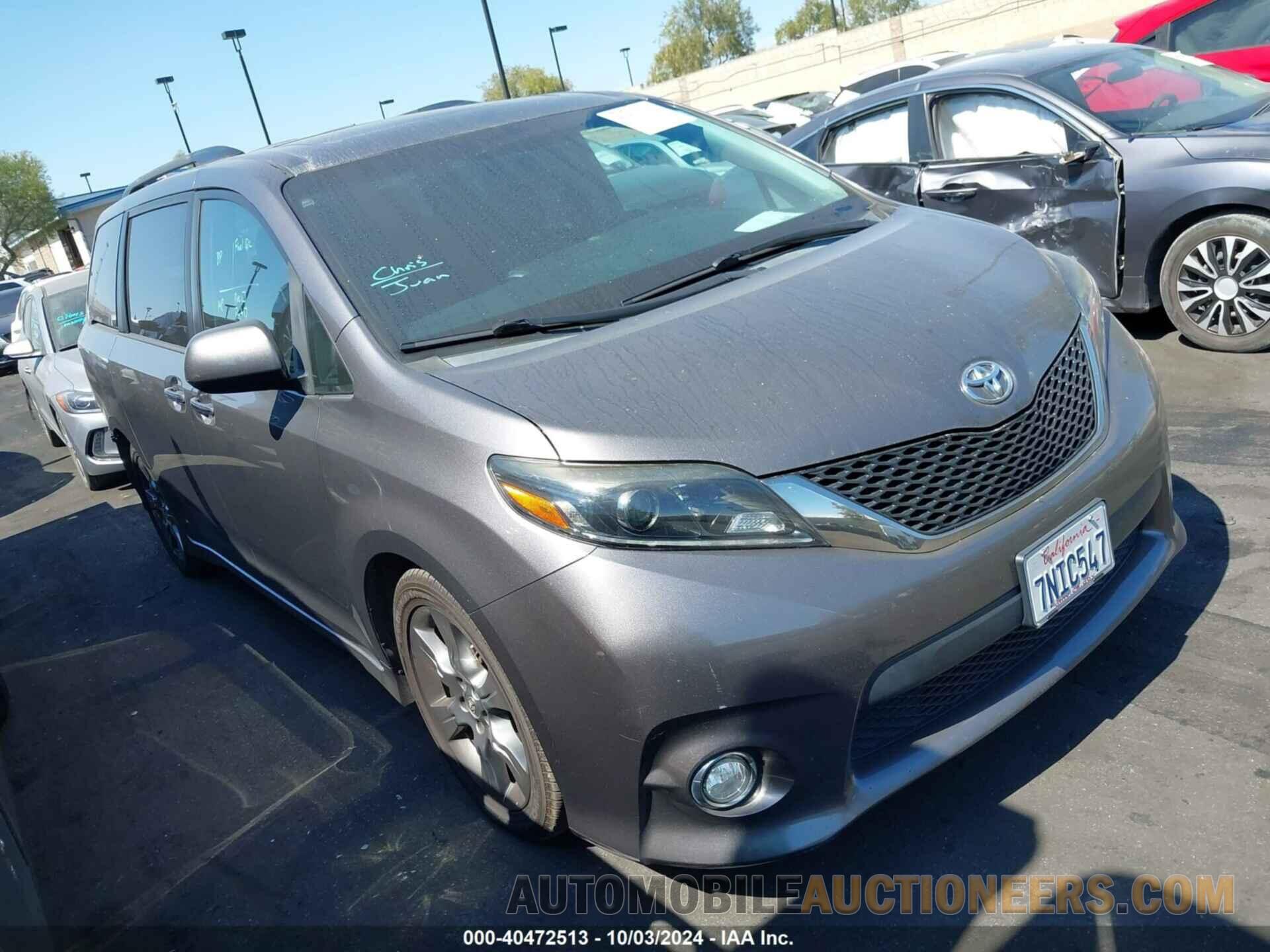 5TDXK3DC4FS642757 TOYOTA SIENNA 2015