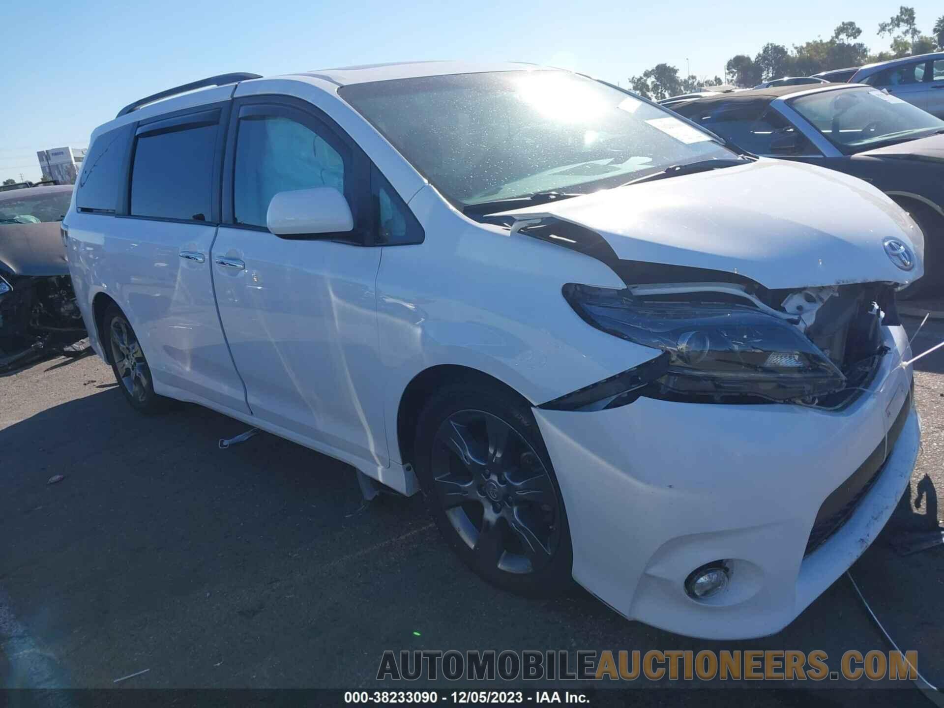 5TDXK3DC4FS646128 TOYOTA SIENNA 2015