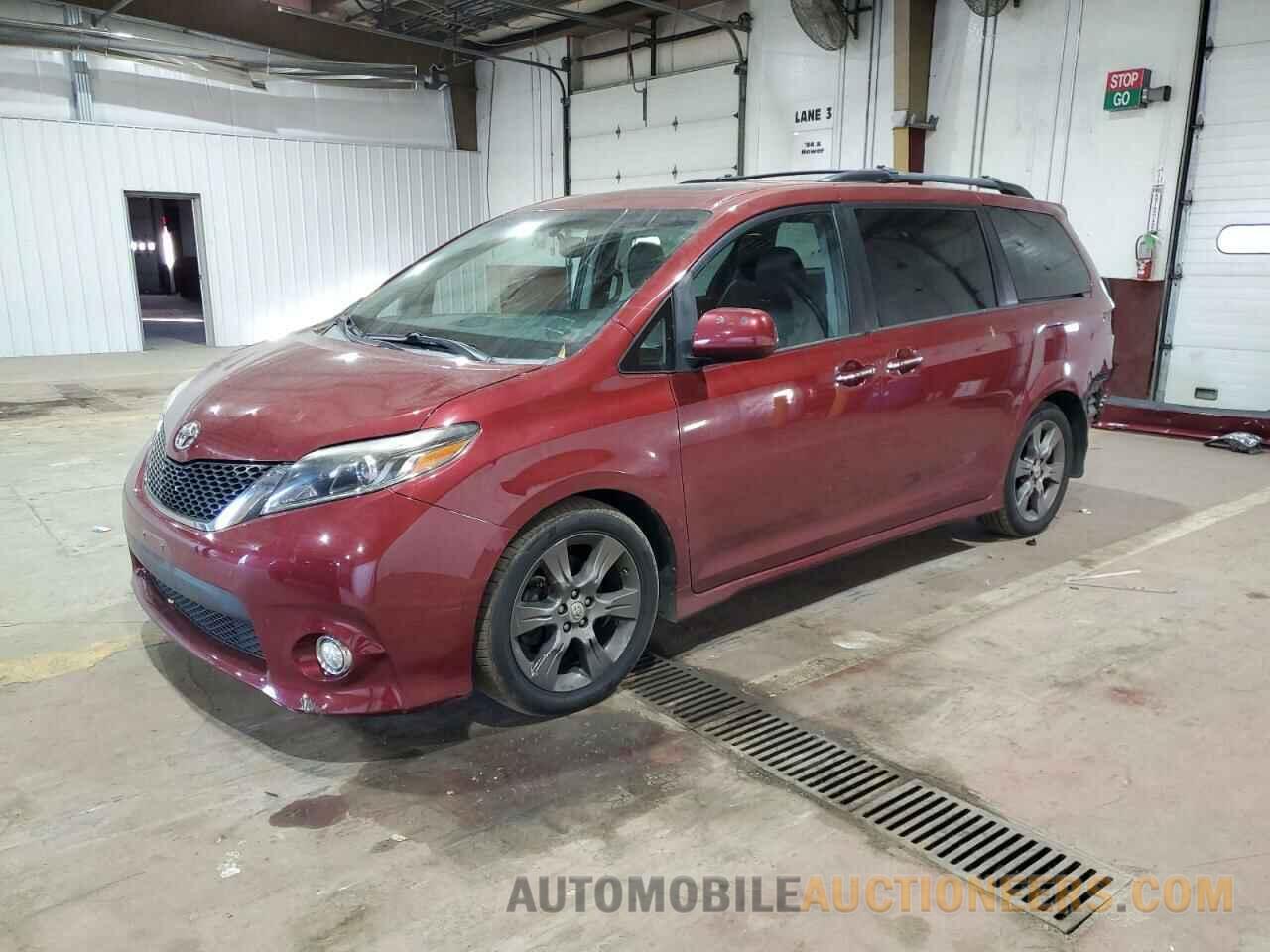 5TDXK3DC4FS652950 TOYOTA SIENNA 2015