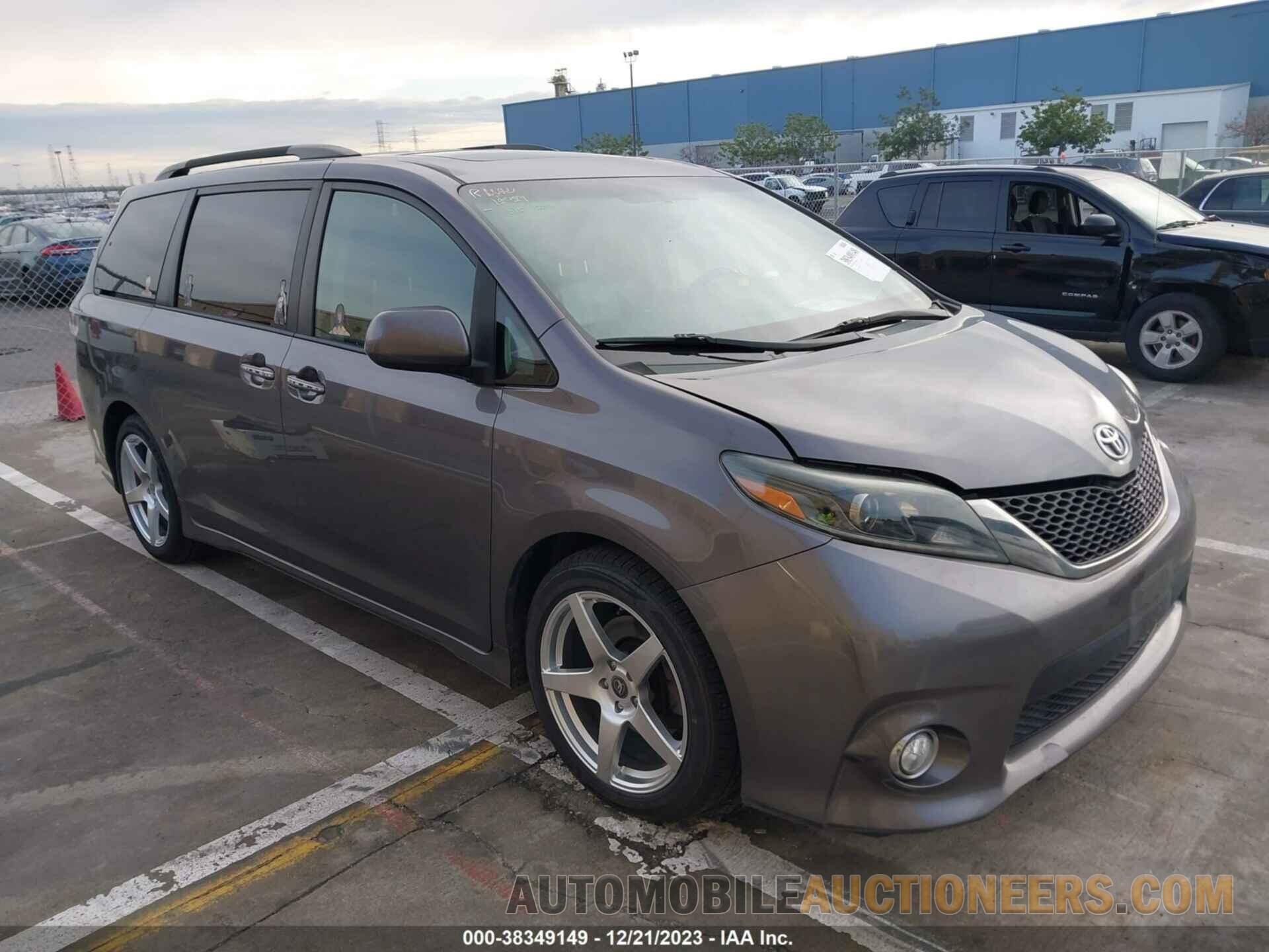 5TDXK3DC4FS689920 TOYOTA SIENNA 2015