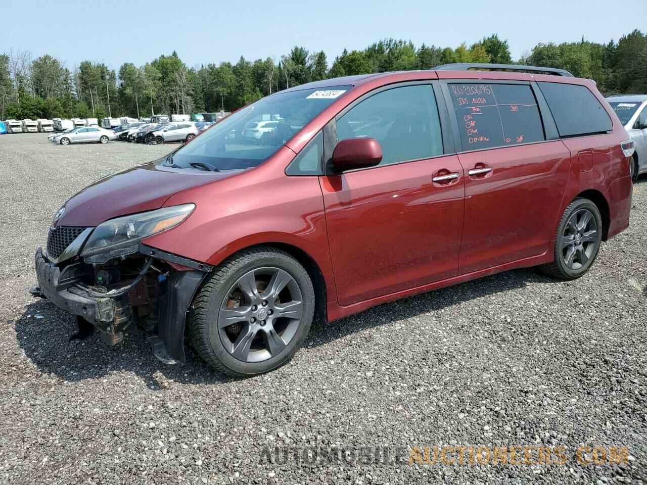 5TDXK3DC5FS568670 TOYOTA SIENNA 2015