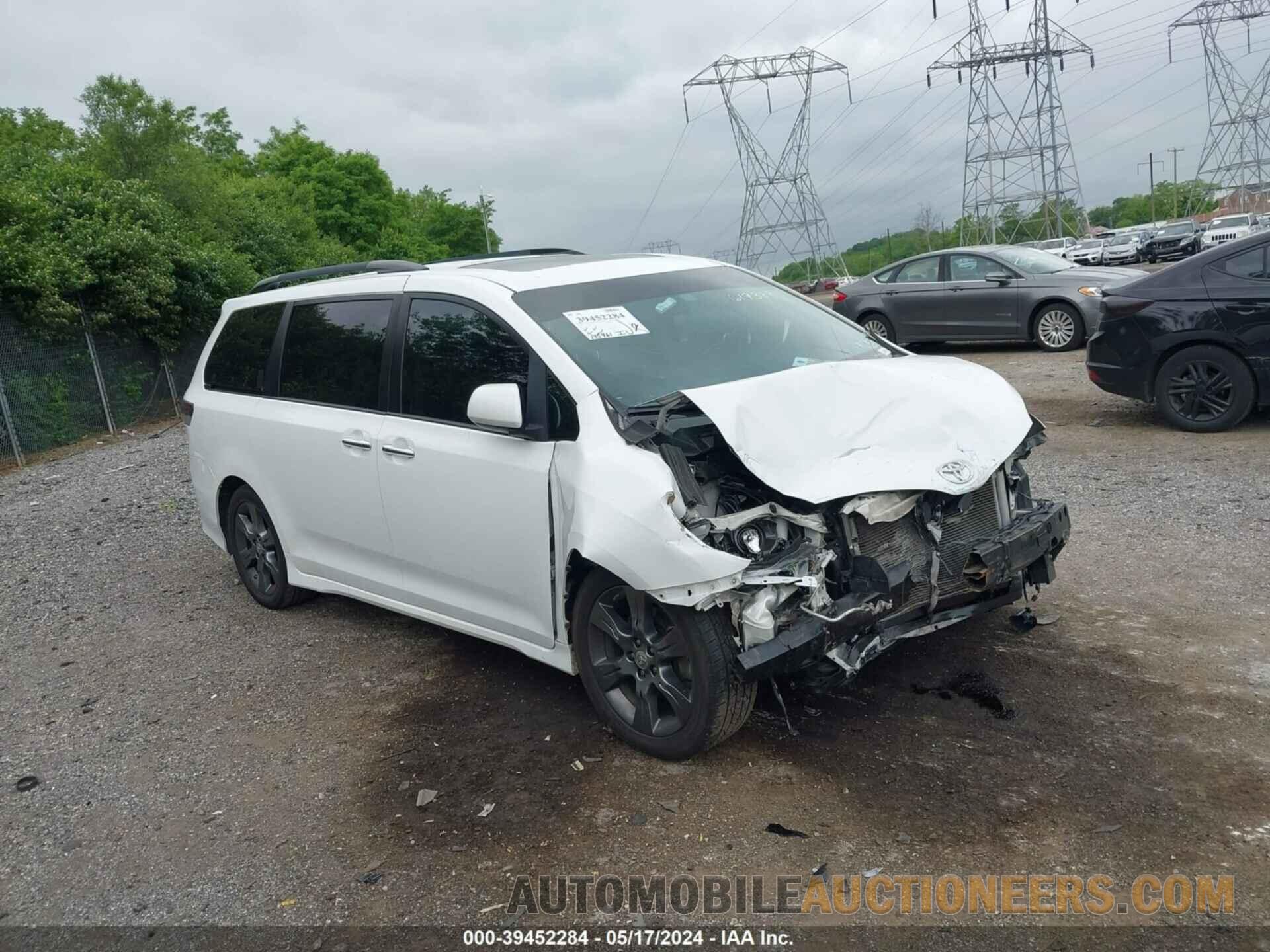 5TDXK3DC5FS619388 TOYOTA SIENNA 2015