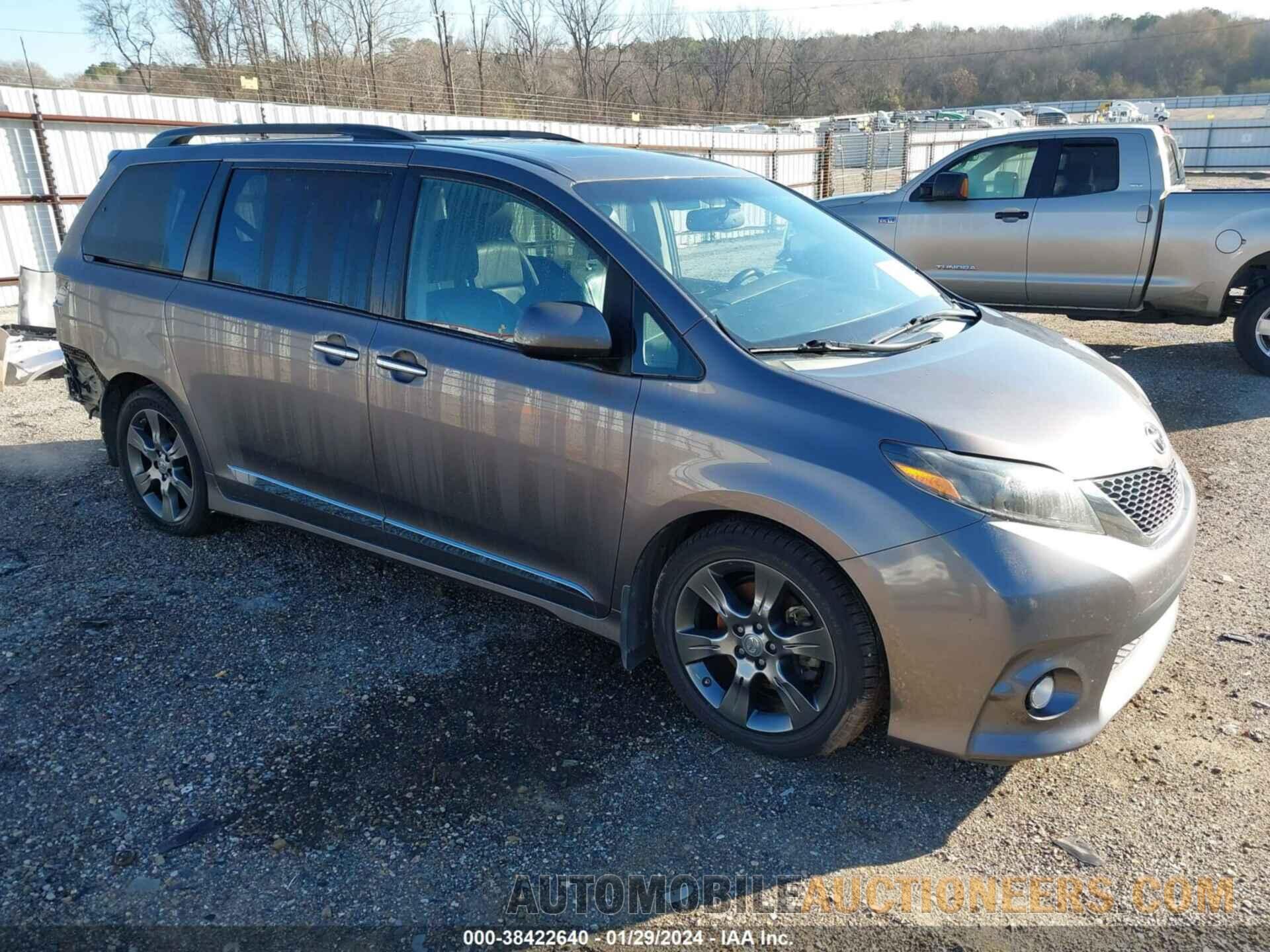 5TDXK3DC5FS646459 TOYOTA SIENNA 2015