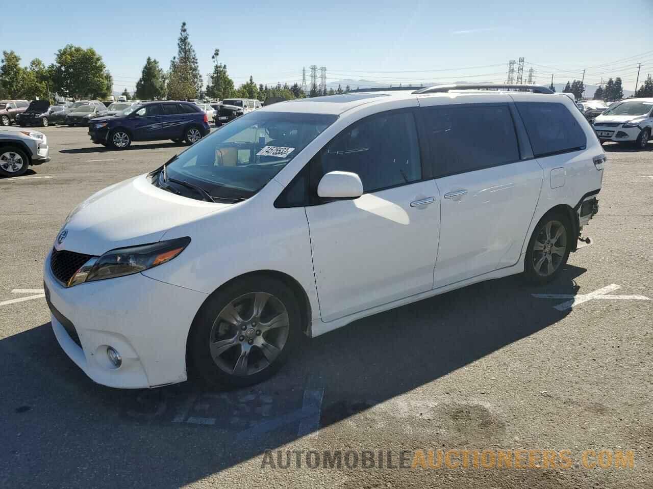 5TDXK3DC5FS657039 TOYOTA SIENNA 2015