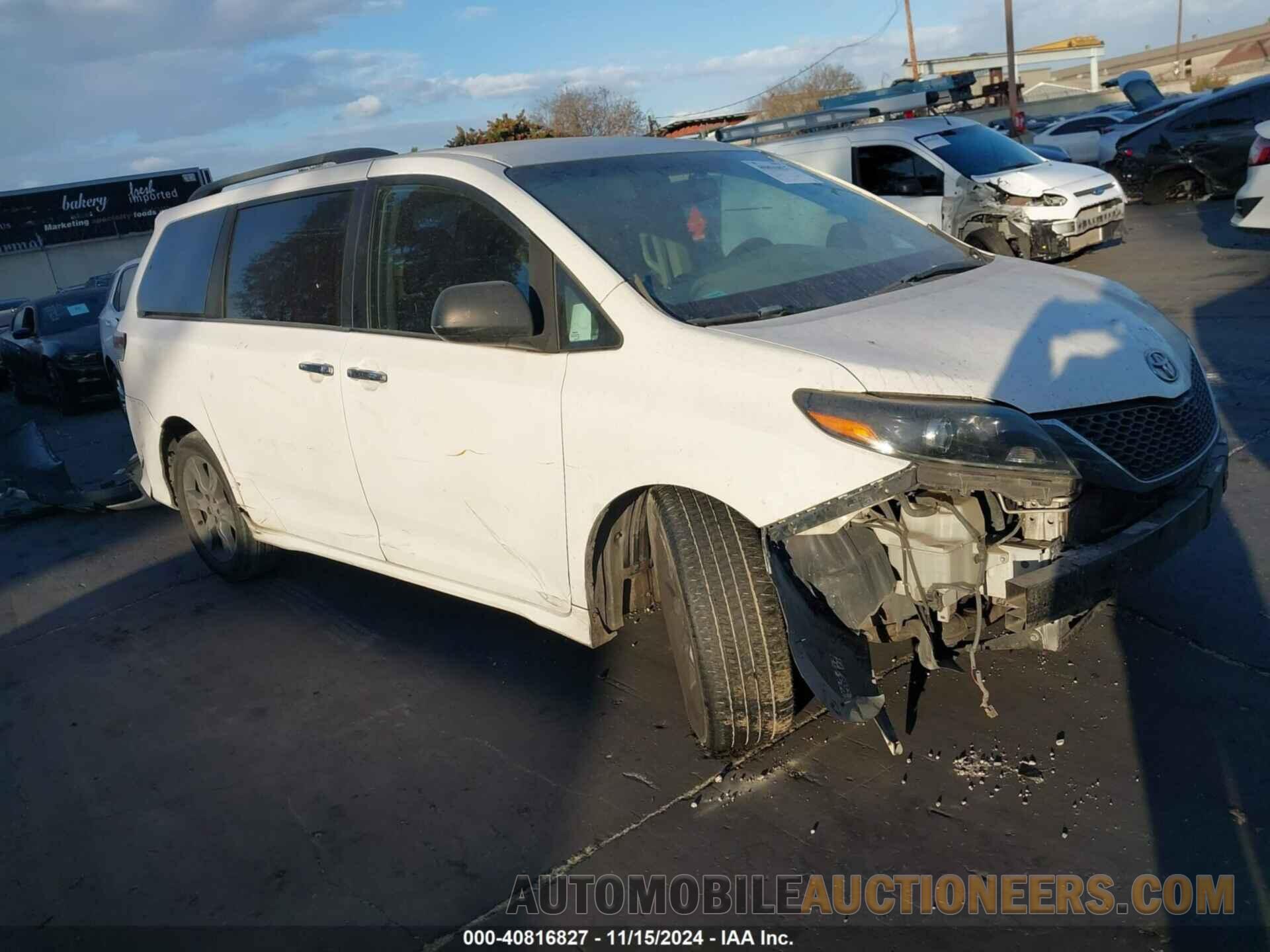 5TDXK3DC5GS711036 TOYOTA SIENNA 2016