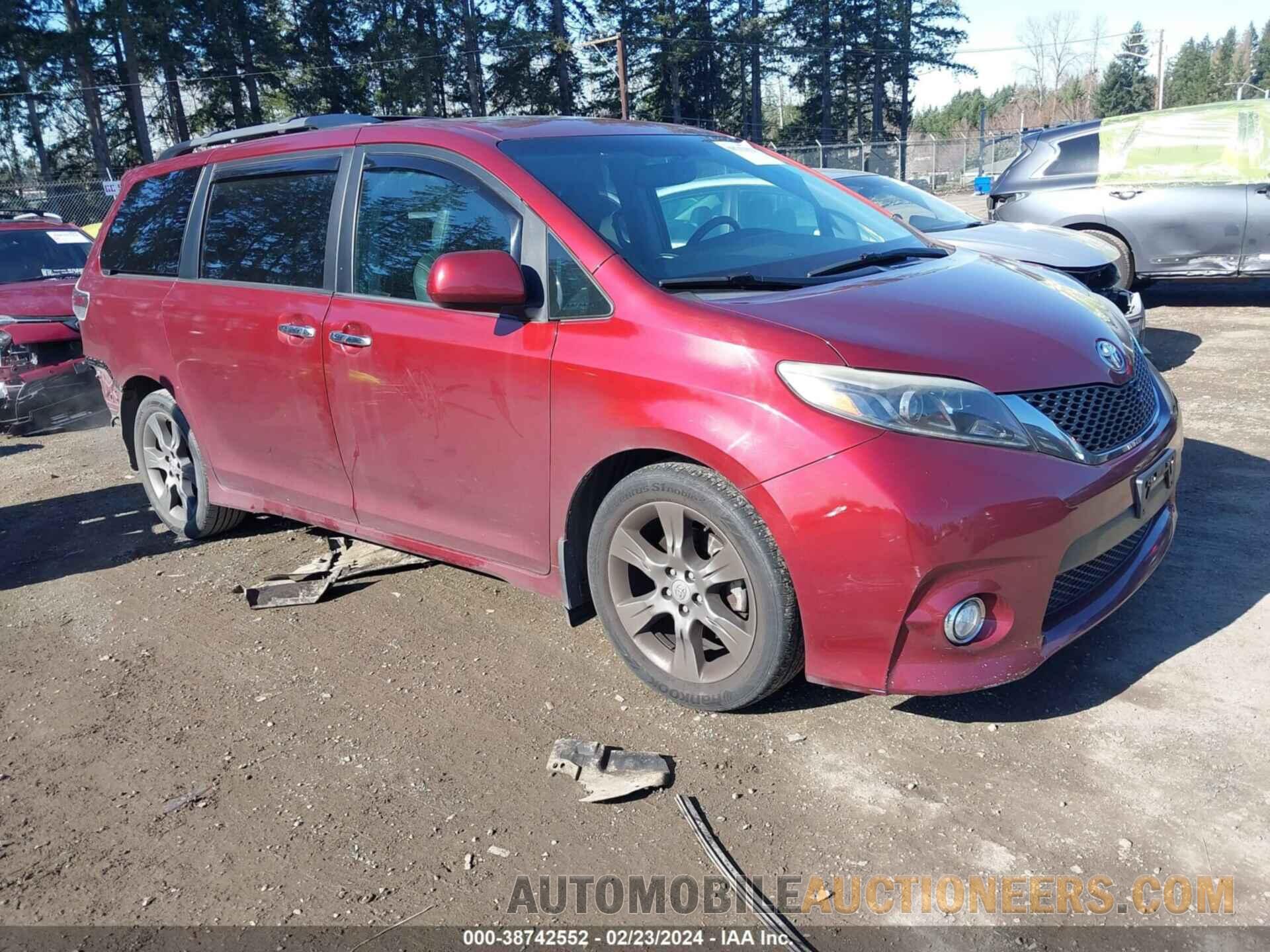 5TDXK3DC5GS739435 TOYOTA SIENNA 2016