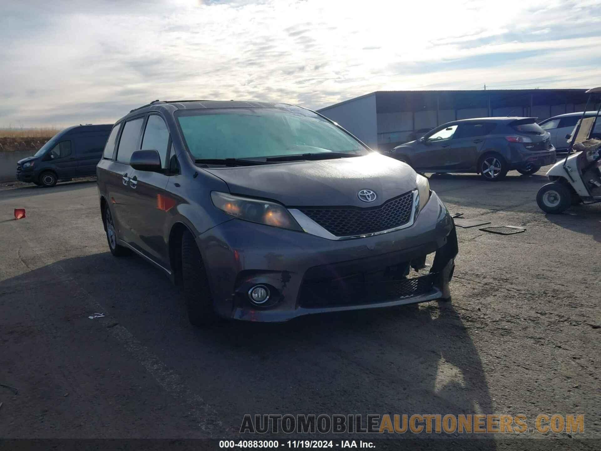 5TDXK3DC6DS304158 TOYOTA SIENNA 2013