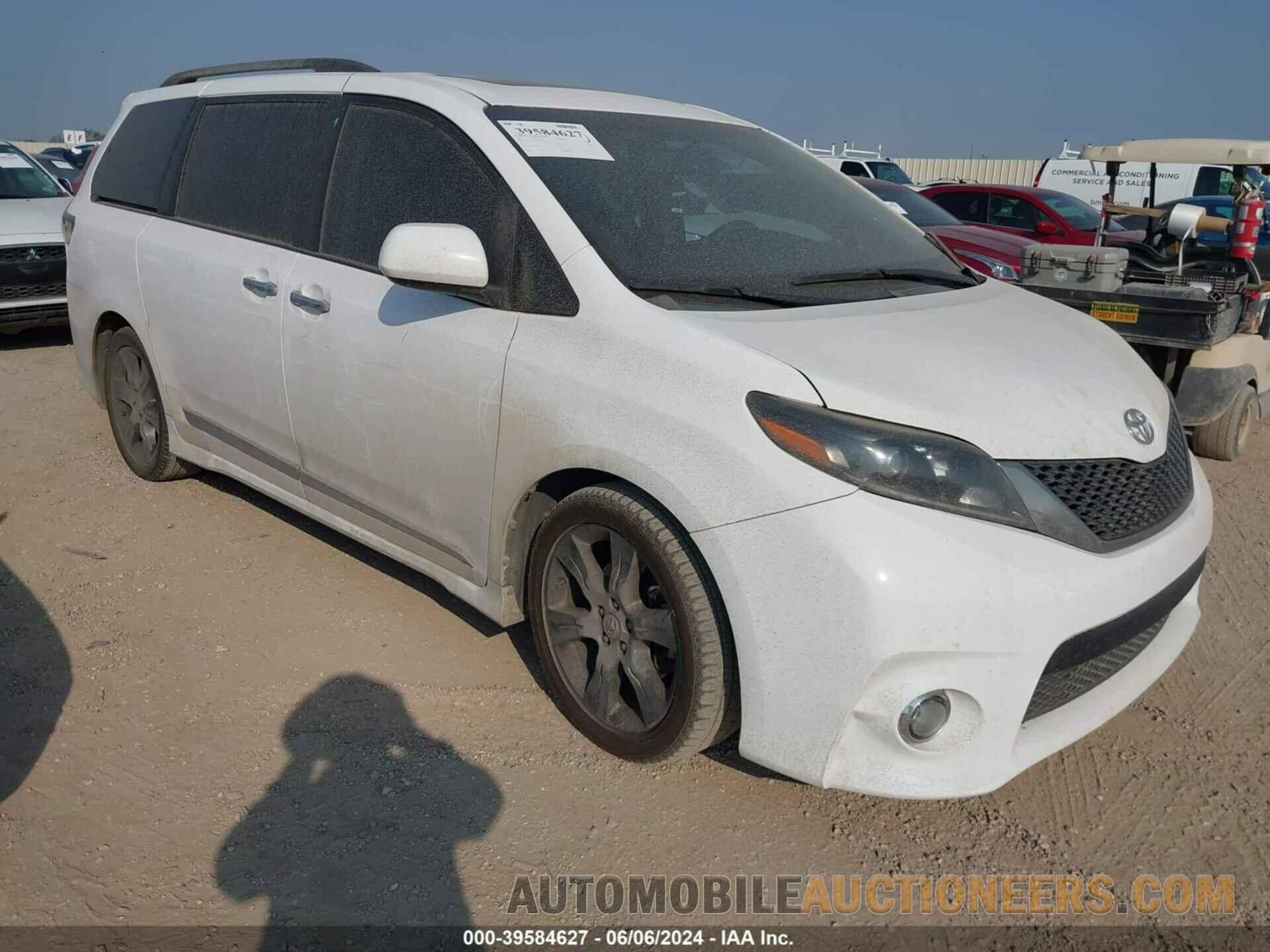 5TDXK3DC6FS545205 TOYOTA SIENNA 2015