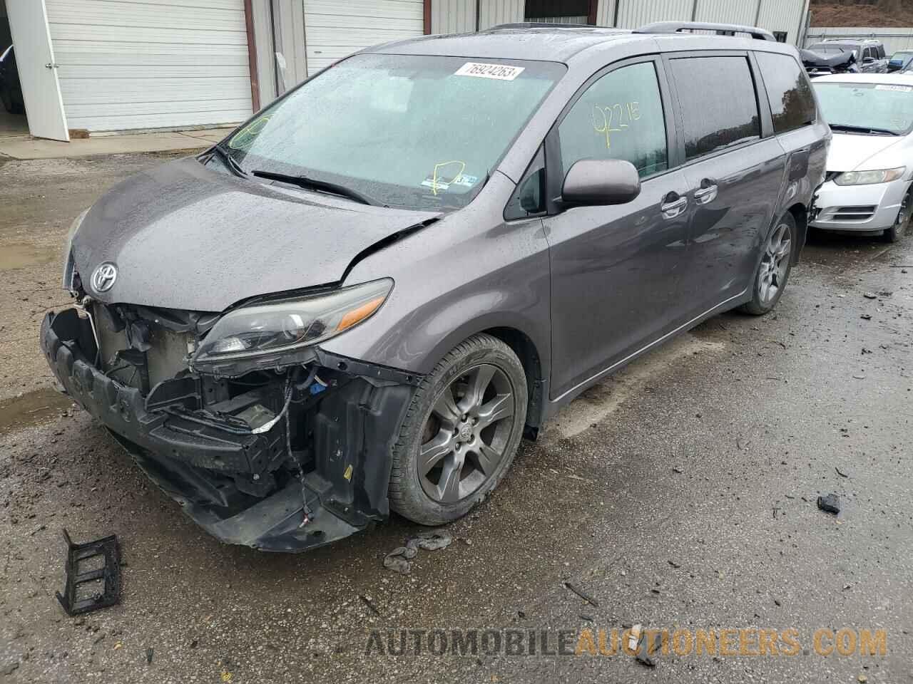 5TDXK3DC6FS578107 TOYOTA SIENNA 2015