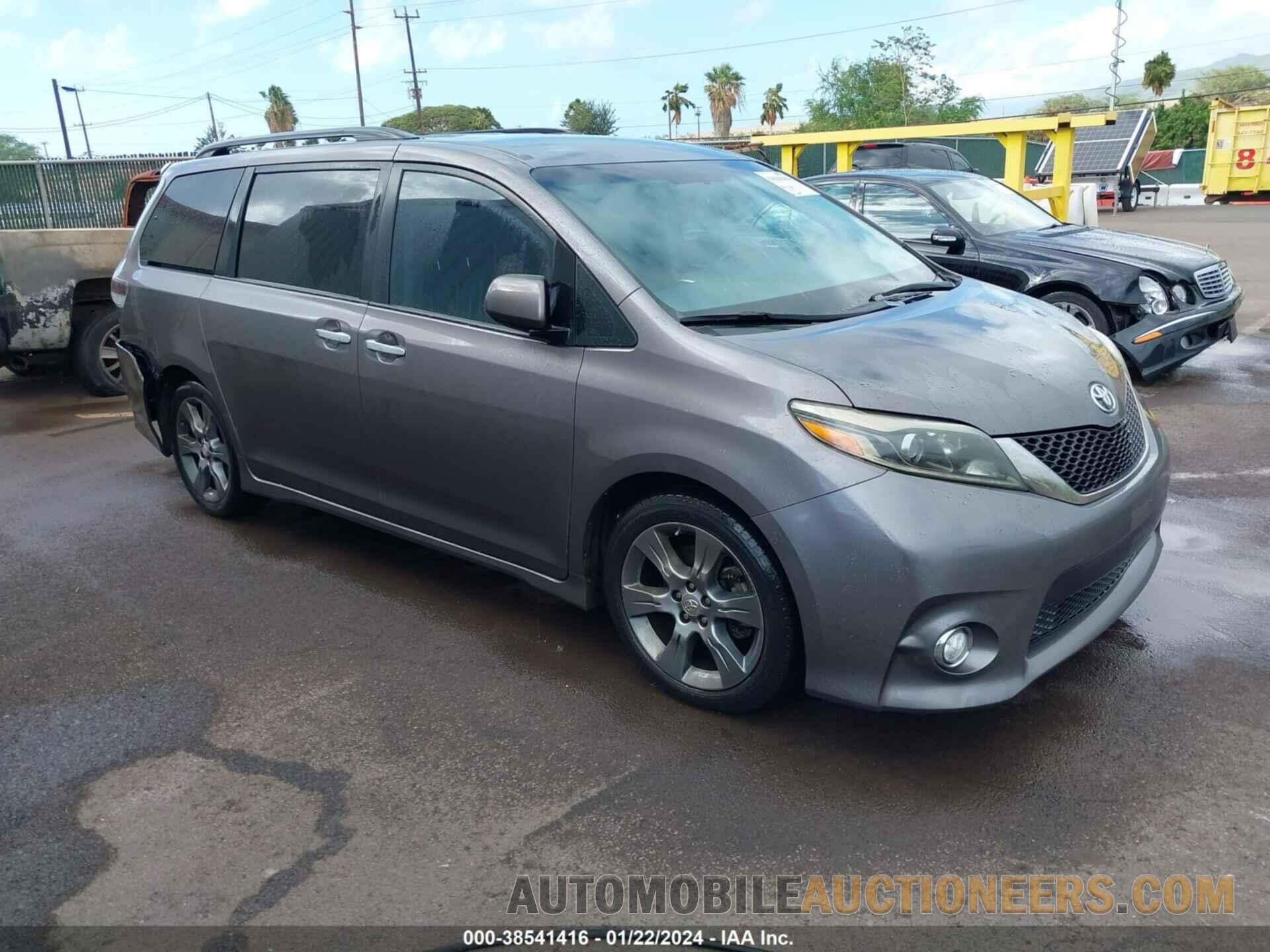 5TDXK3DC6FS582948 TOYOTA SIENNA 2015