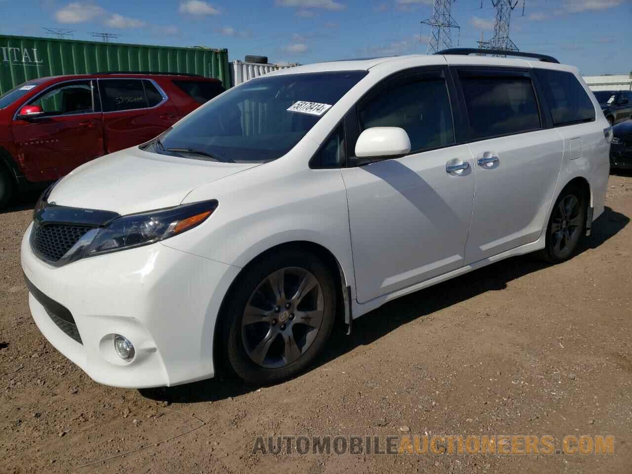 5TDXK3DC6FS629783 TOYOTA SIENNA 2015