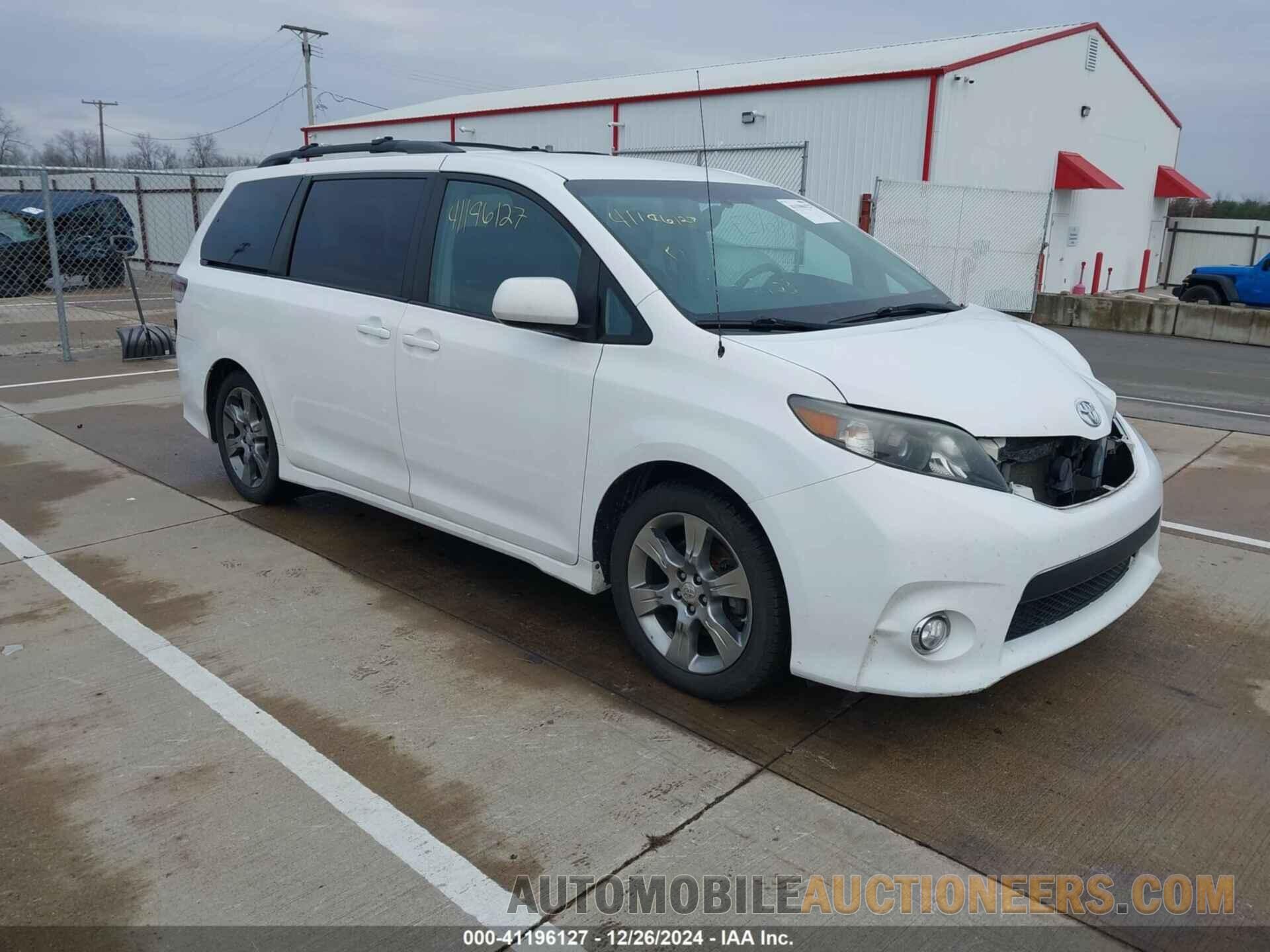 5TDXK3DC7CS238038 TOYOTA SIENNA 2012