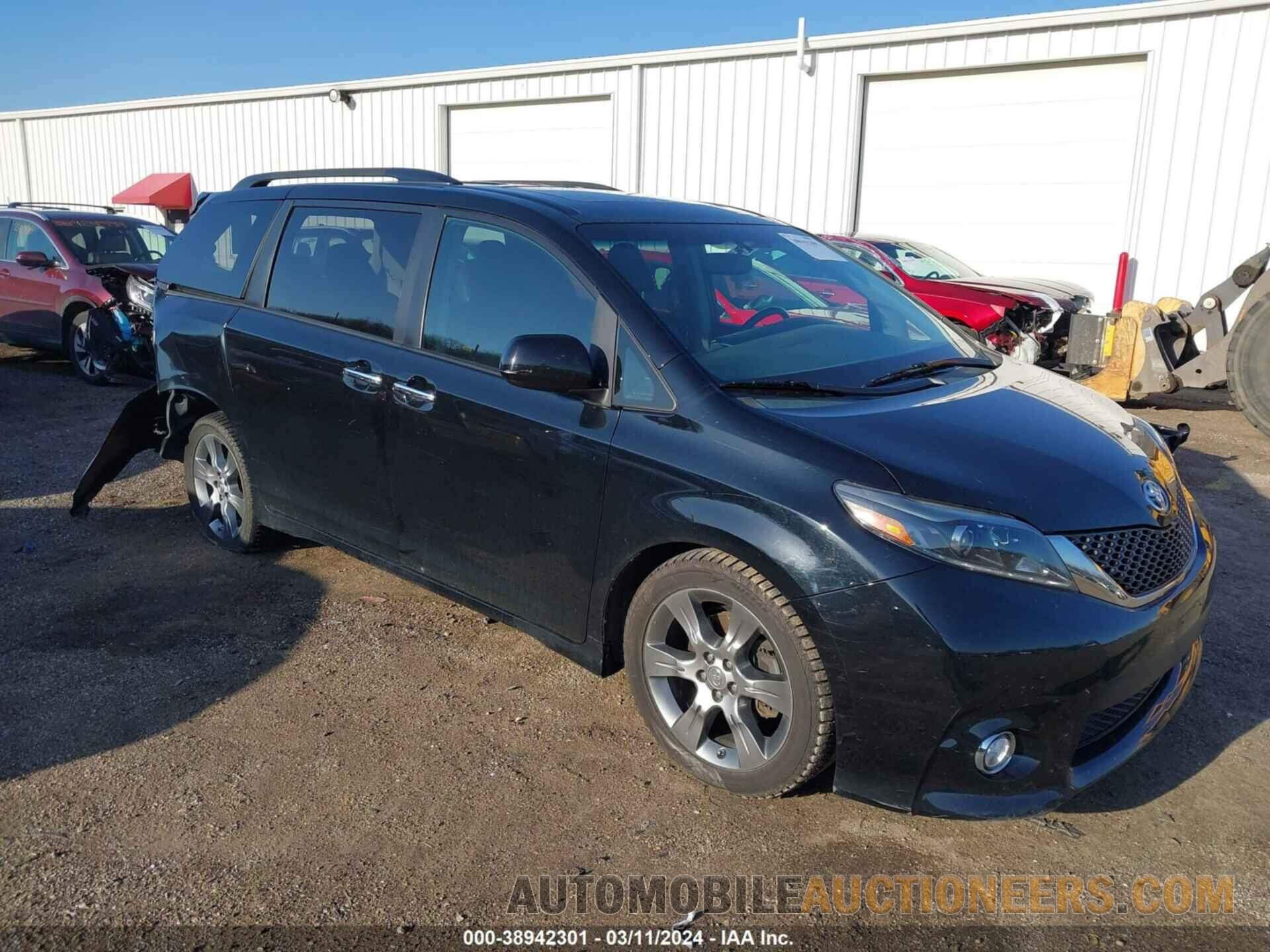 5TDXK3DC7FS555791 TOYOTA SIENNA 2015