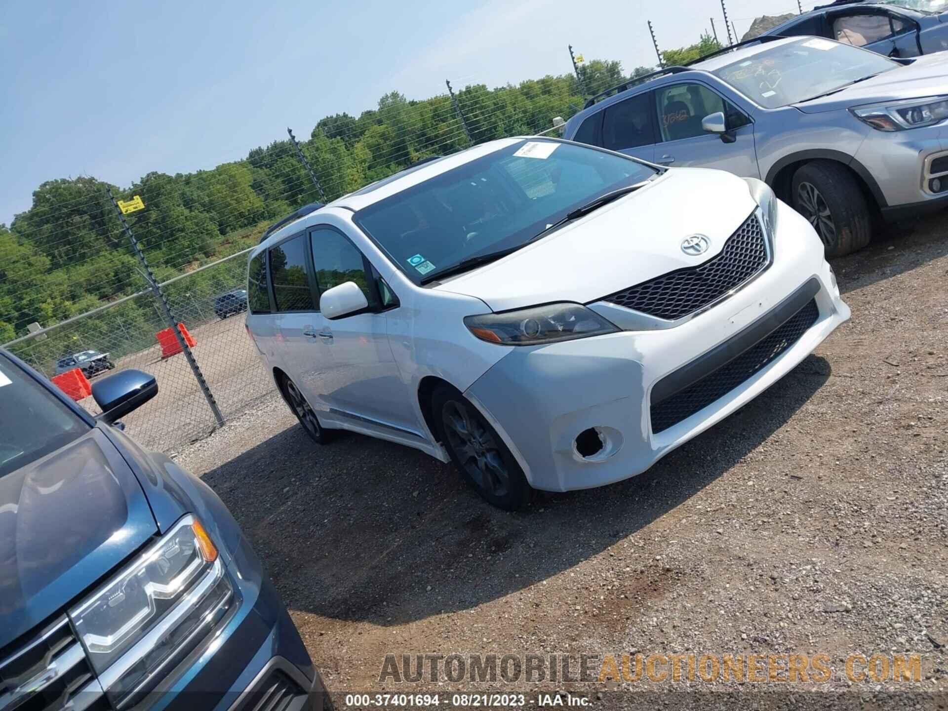 5TDXK3DC7FS564037 TOYOTA SIENNA 2015