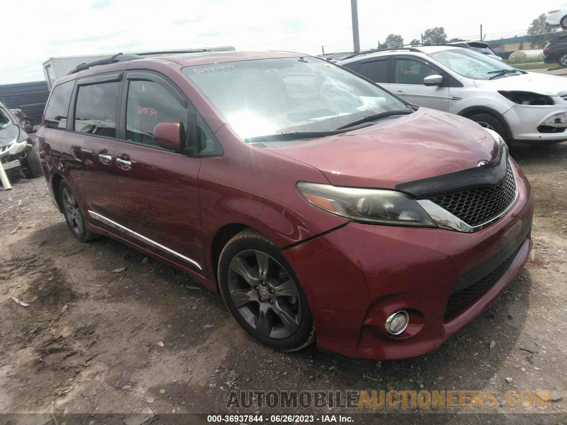 5TDXK3DC7FS599032 TOYOTA SIENNA 2015