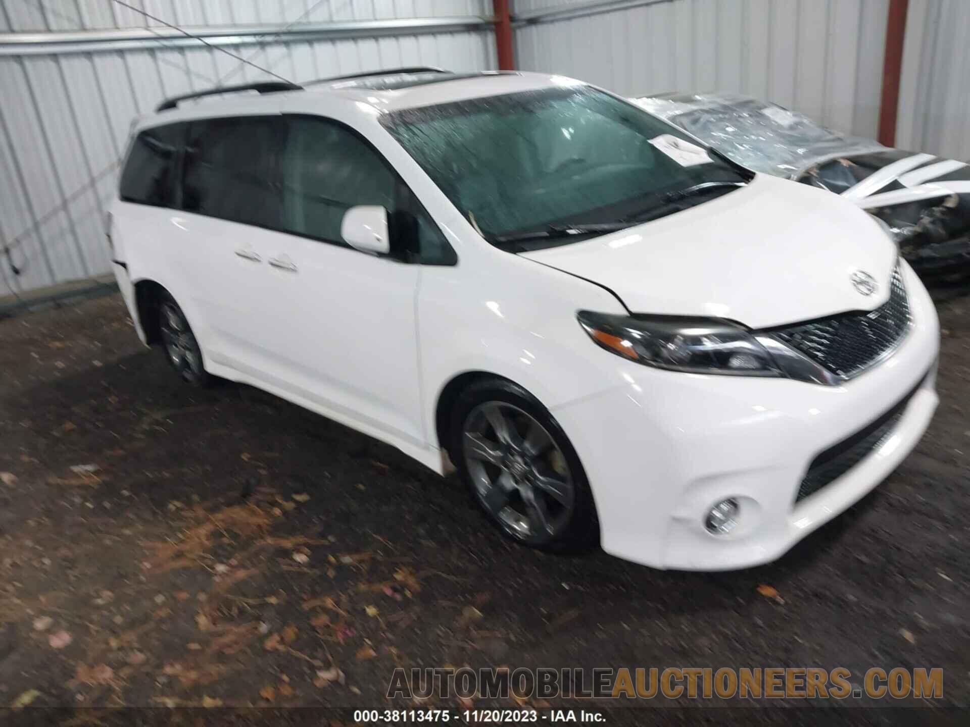 5TDXK3DC7FS651355 TOYOTA SIENNA 2015