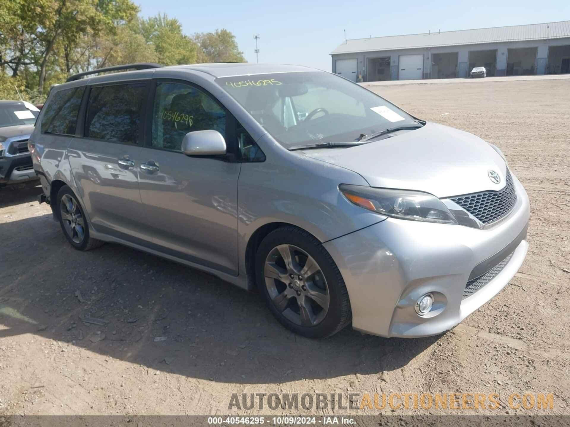 5TDXK3DC8FS558960 TOYOTA SIENNA 2015