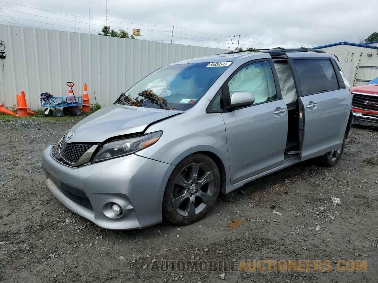 5TDXK3DC8FS635729 TOYOTA SIENNA 2015