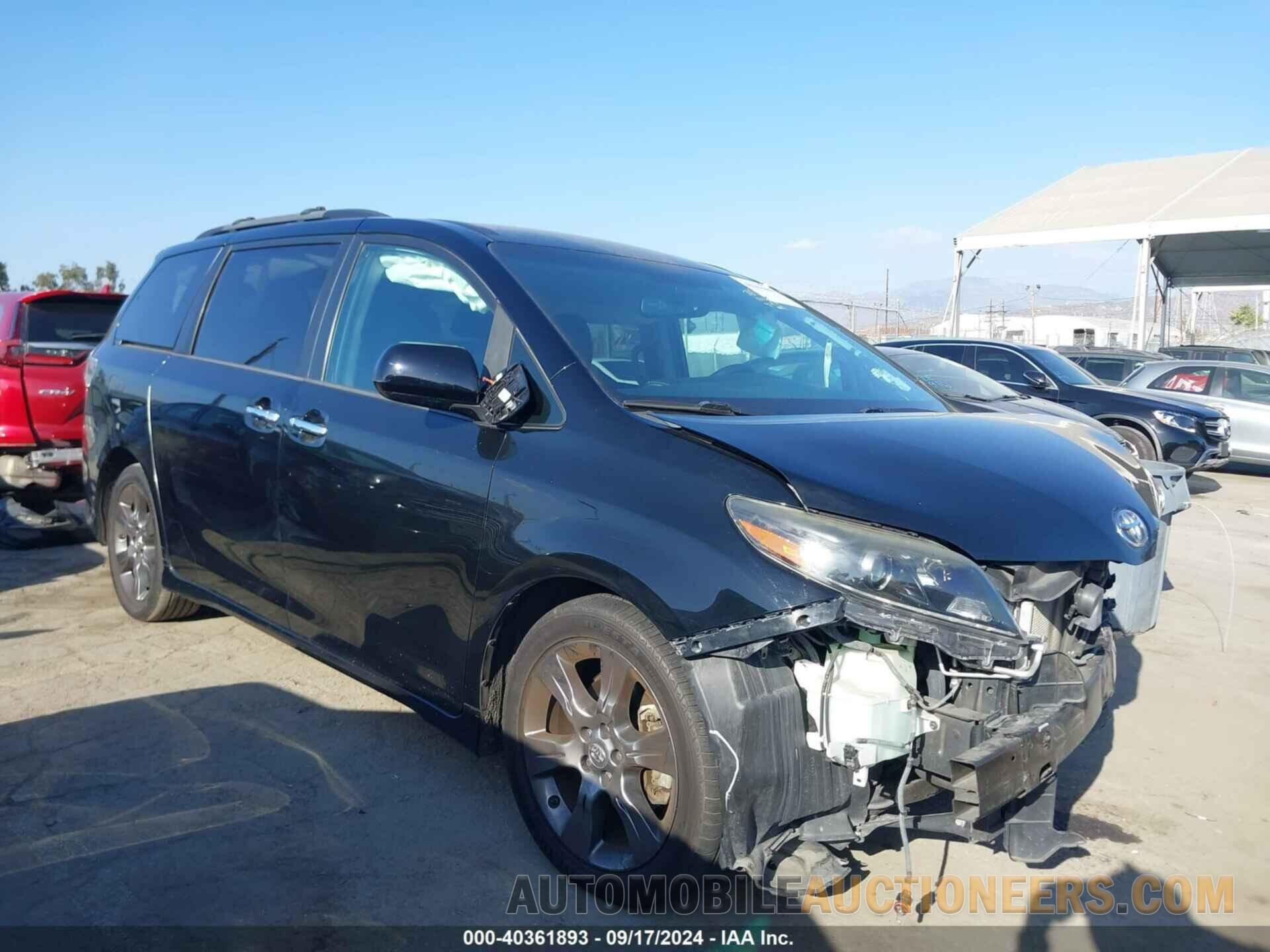 5TDXK3DC8FS668147 TOYOTA SIENNA 2015