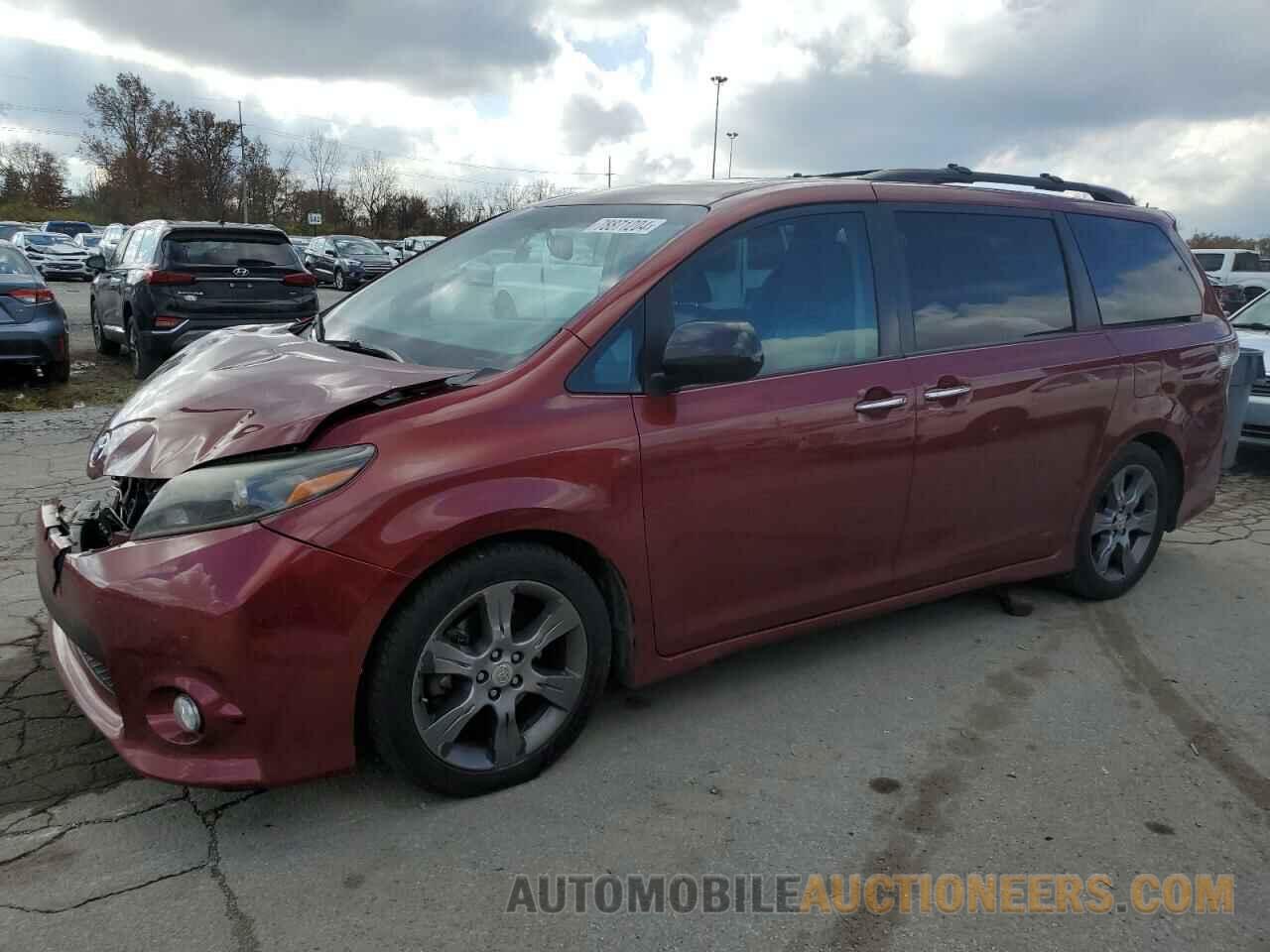 5TDXK3DC8FS672036 TOYOTA SIENNA 2015