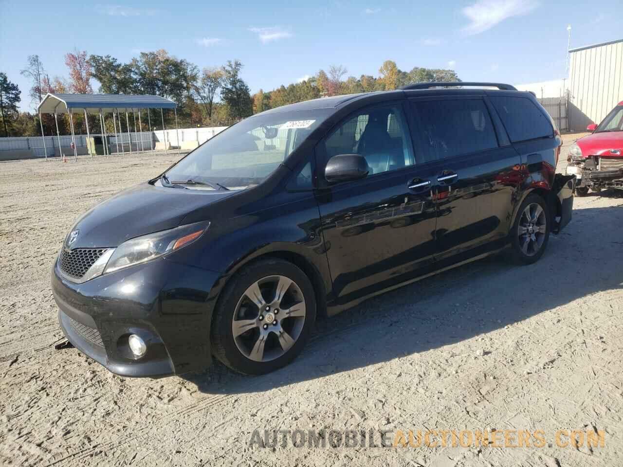 5TDXK3DC8FS672571 TOYOTA SIENNA 2015