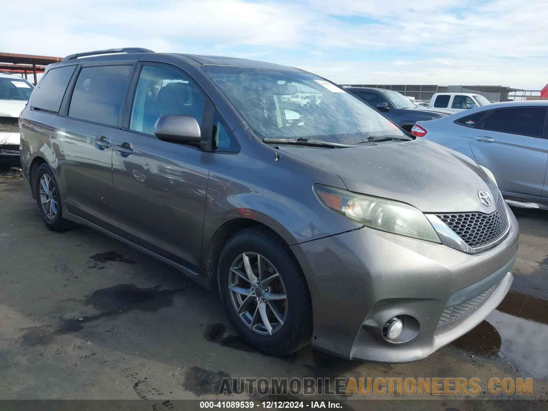 5TDXK3DC9CS180370 TOYOTA SIENNA 2012