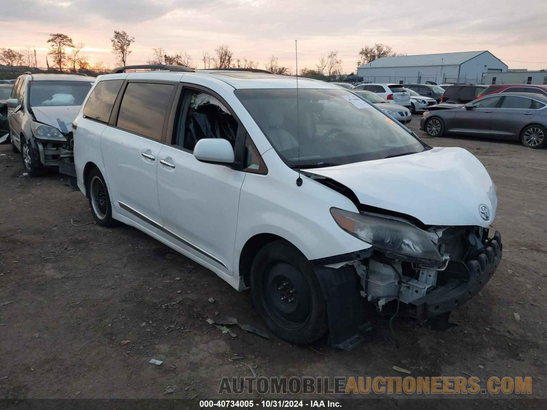 5TDXK3DC9DS370722 TOYOTA SIENNA 2013