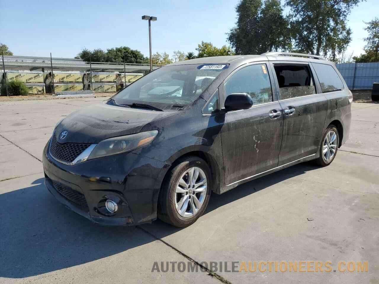 5TDXK3DC9FS545165 TOYOTA SIENNA 2015