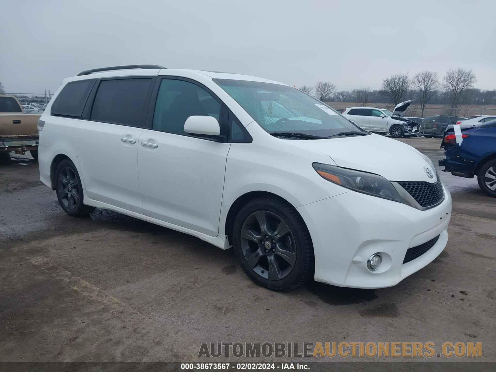 5TDXK3DC9FS566243 TOYOTA SIENNA 2015