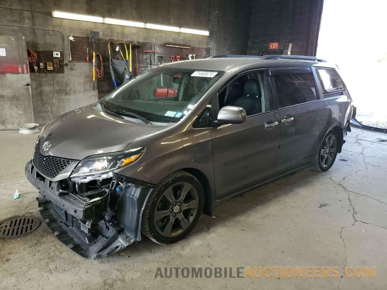 5TDXK3DC9FS569059 TOYOTA SIENNA 2015