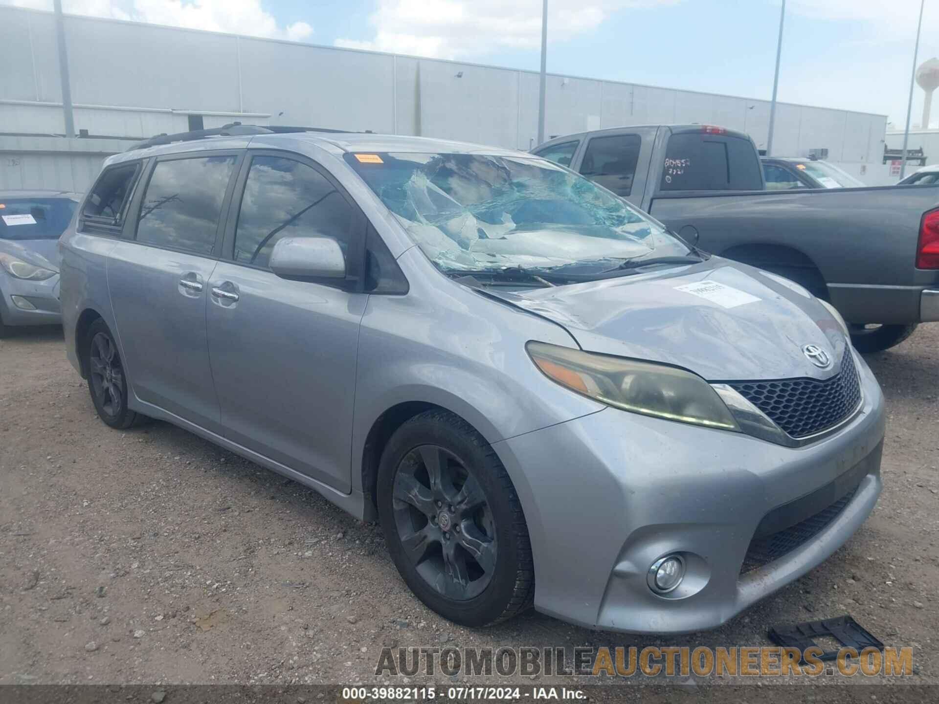 5TDXK3DC9FS580840 TOYOTA SIENNA 2015