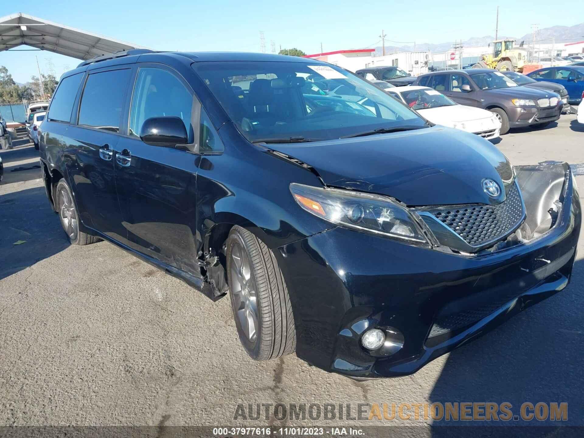 5TDXK3DC9FS609284 TOYOTA SIENNA 2015