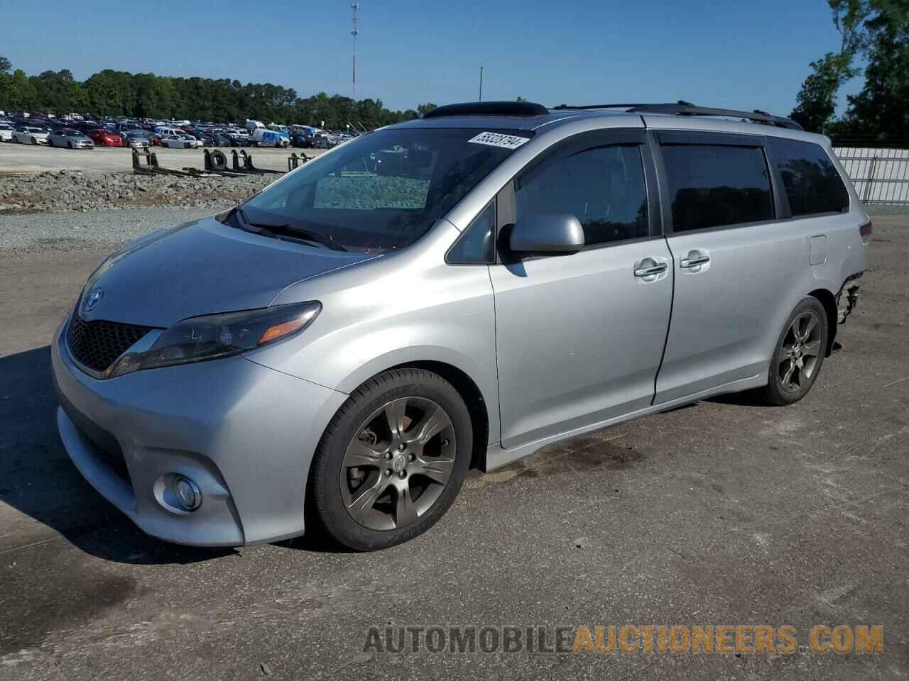 5TDXK3DC9FS618261 TOYOTA SIENNA 2015