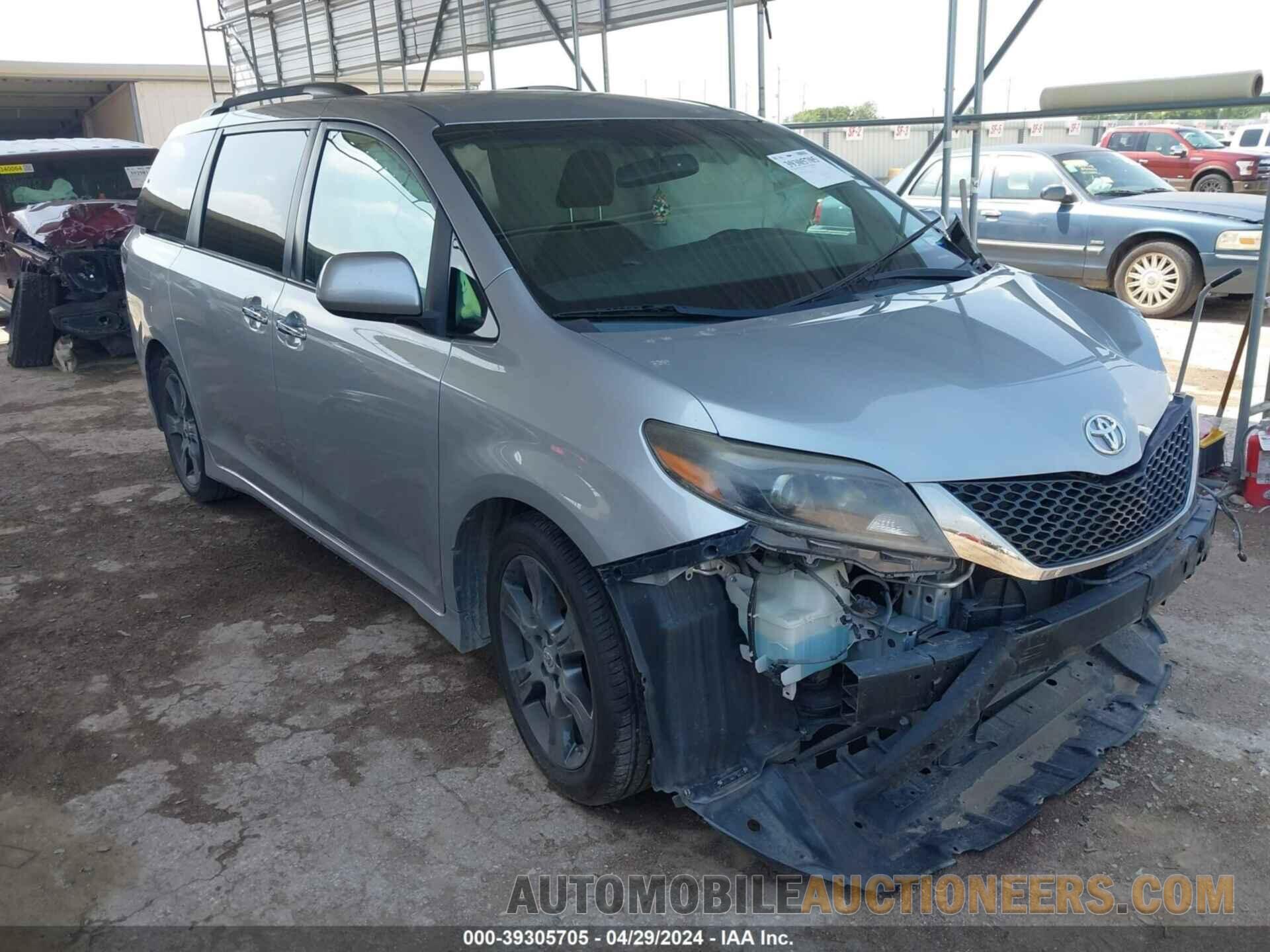 5TDXK3DC9FS631236 TOYOTA SIENNA 2015