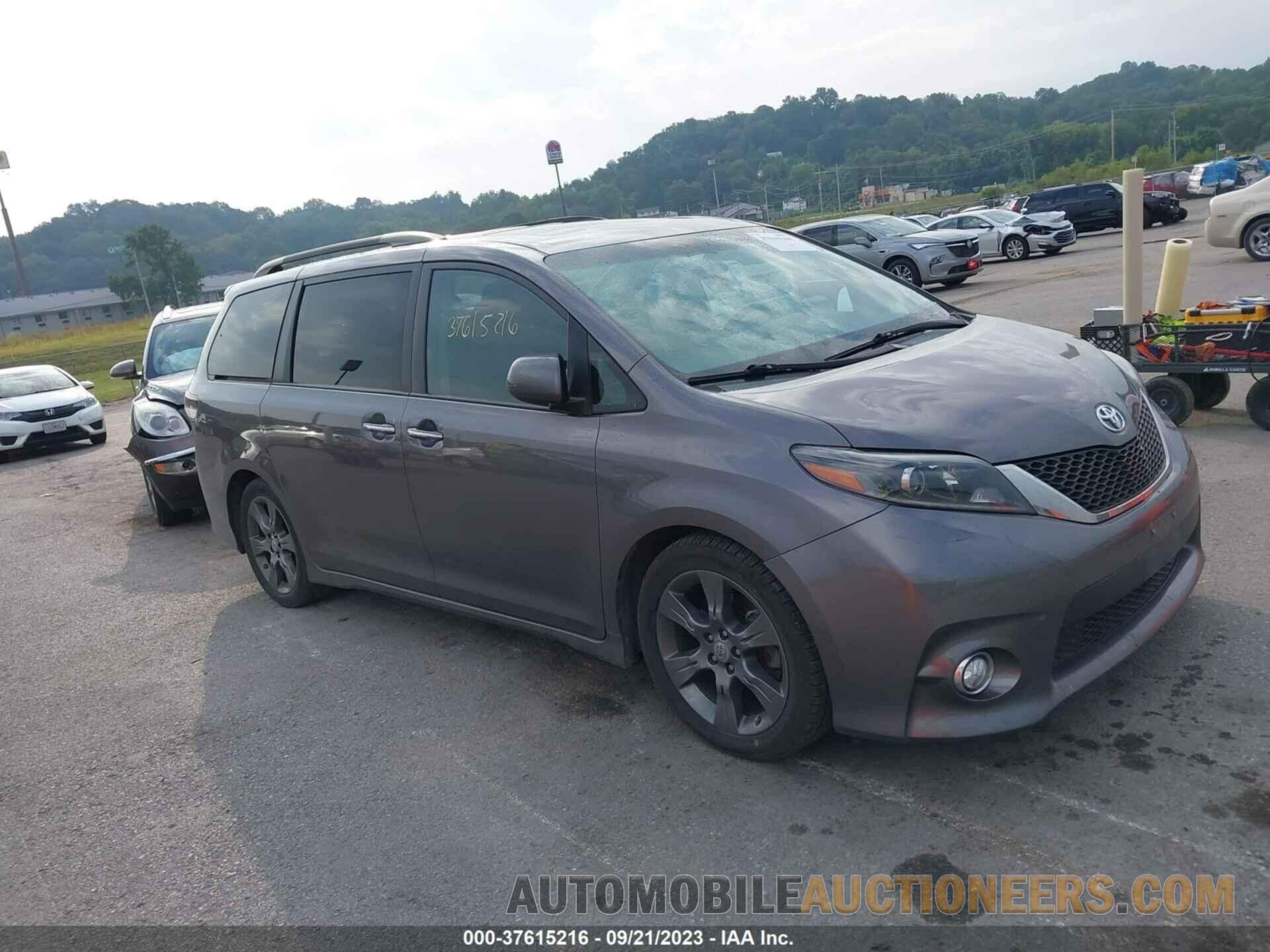 5TDXK3DC9FS644360 TOYOTA SIENNA 2015