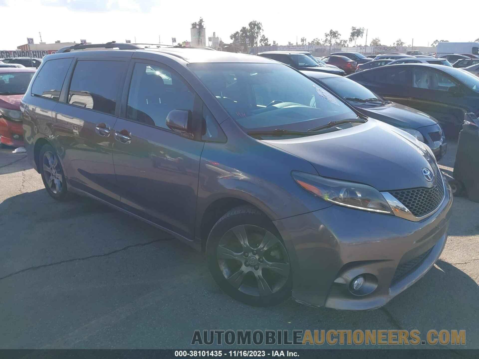 5TDXK3DC9FS649249 TOYOTA SIENNA 2015