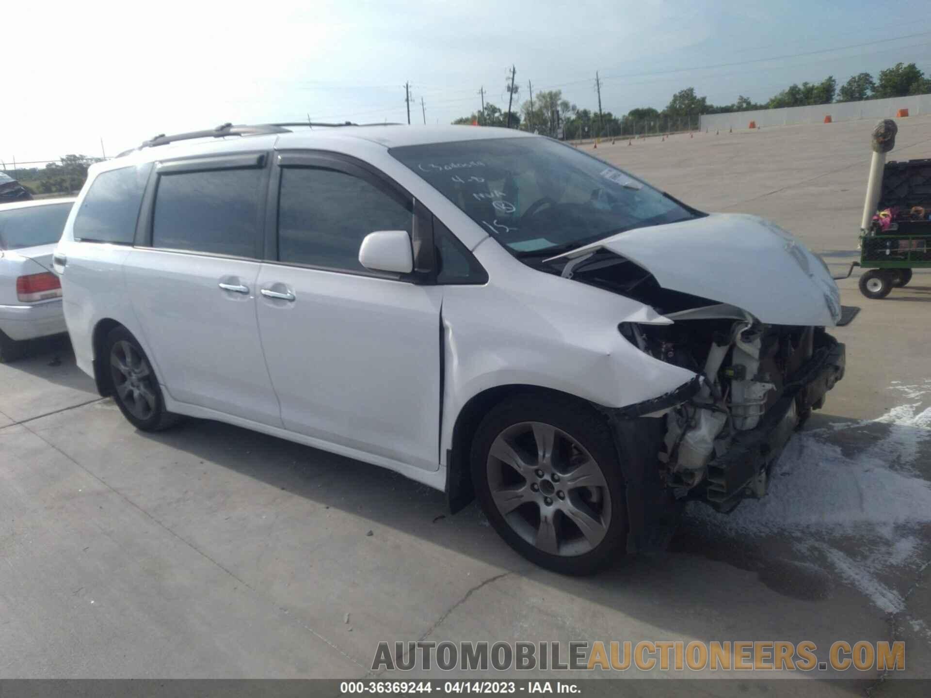 5TDXK3DC9FS666116 TOYOTA SIENNA 2015