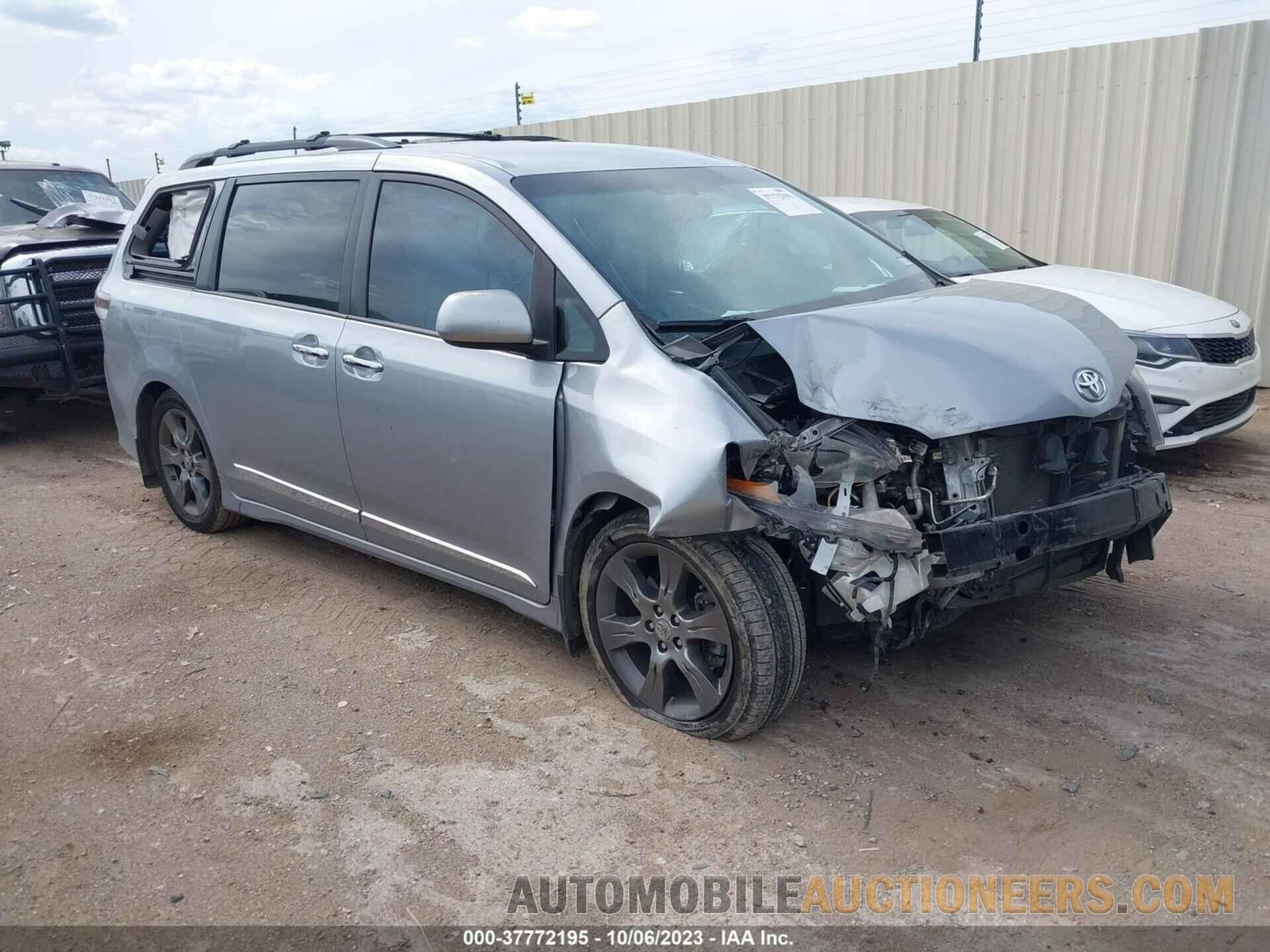 5TDXK3DC9FS683403 TOYOTA SIENNA 2015