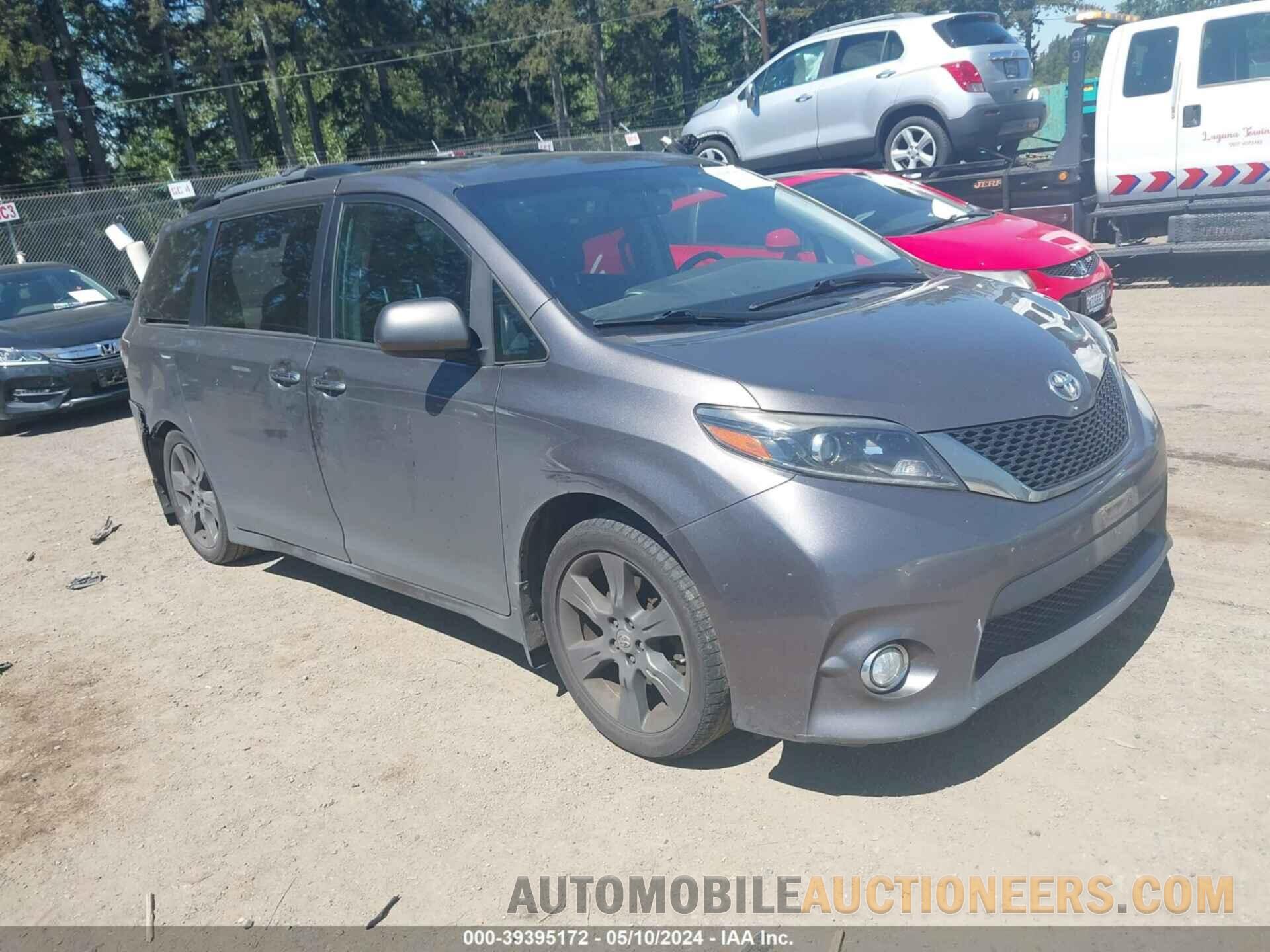 5TDXK3DC9GS727823 TOYOTA SIENNA 2016