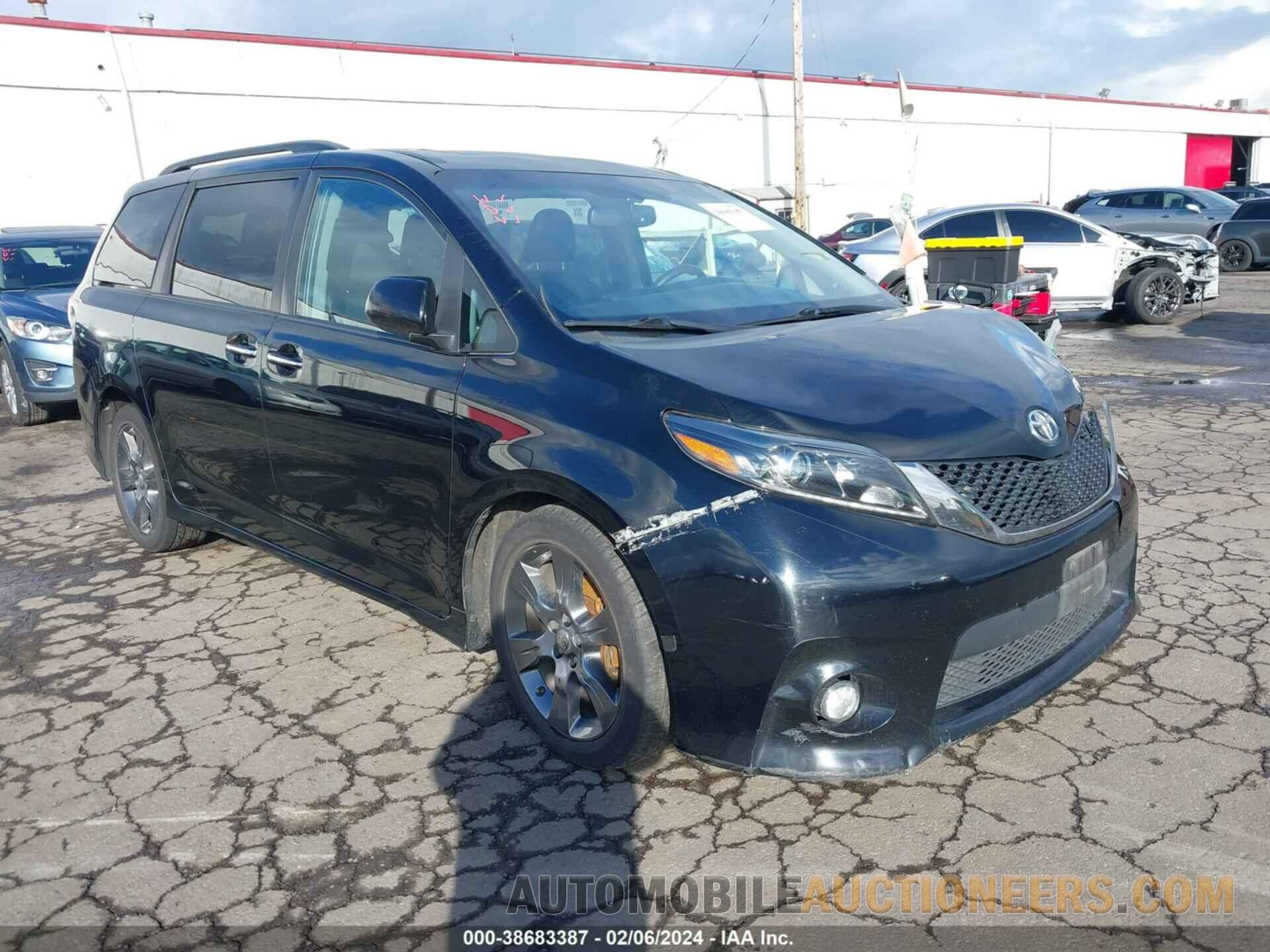 5TDXK3DC9GS753015 TOYOTA SIENNA 2016