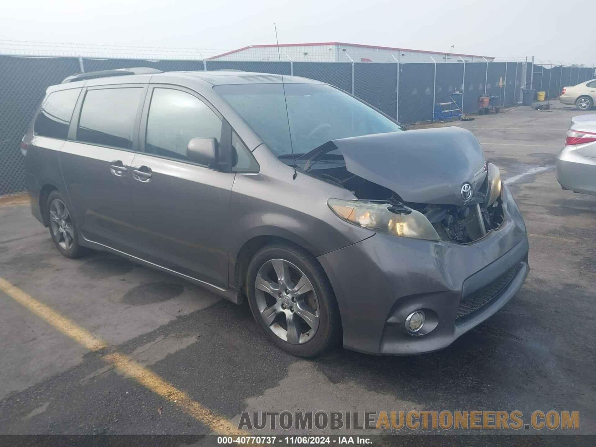 5TDXK3DCXCS229933 TOYOTA SIENNA 2012