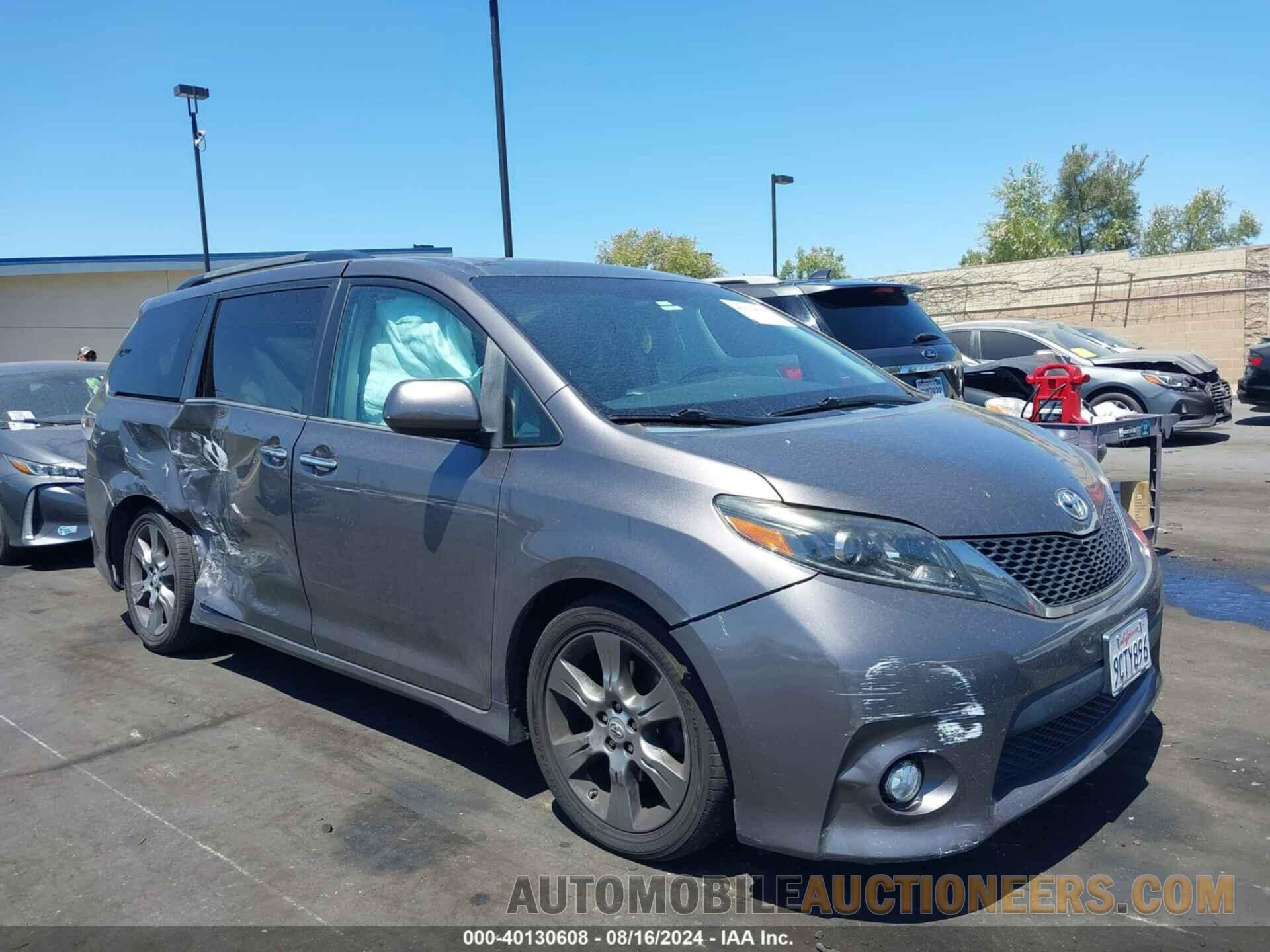 5TDXK3DCXFS598800 TOYOTA SIENNA 2015