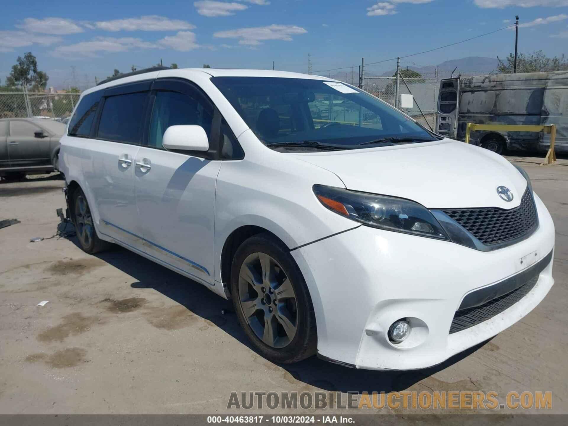 5TDXK3DCXFS667727 TOYOTA SIENNA 2015