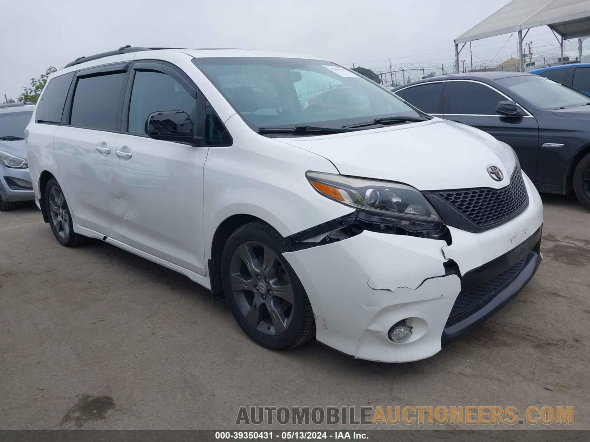 5TDXK3DCXGS744212 TOYOTA SIENNA 2016